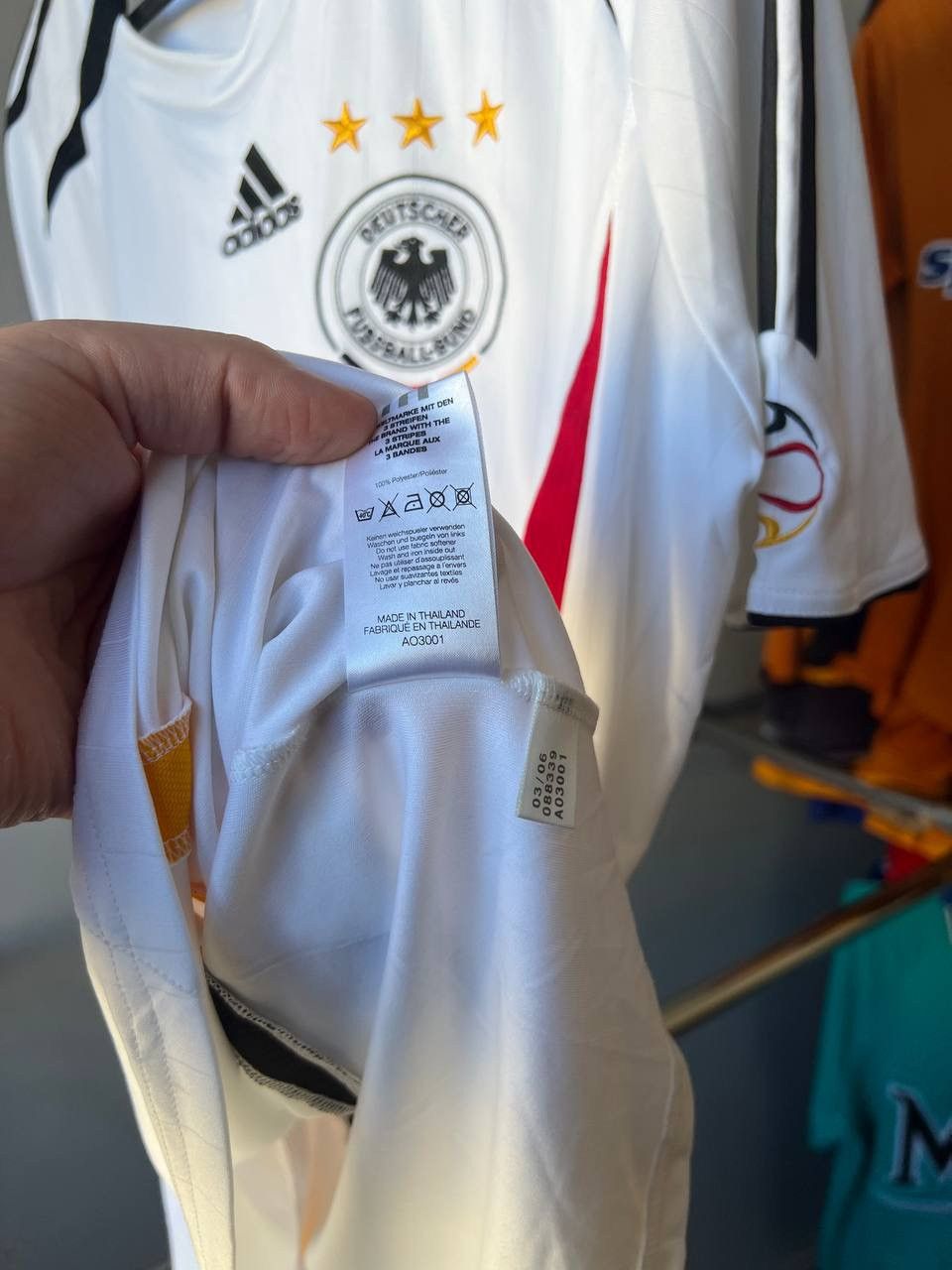 Adidas 2005/06 GERMANY TEAM HOME SOCCER JERSEY FOOTBALL SHIRT SZ L Size US L / EU 52-54 / 3 - 9 Thumbnail