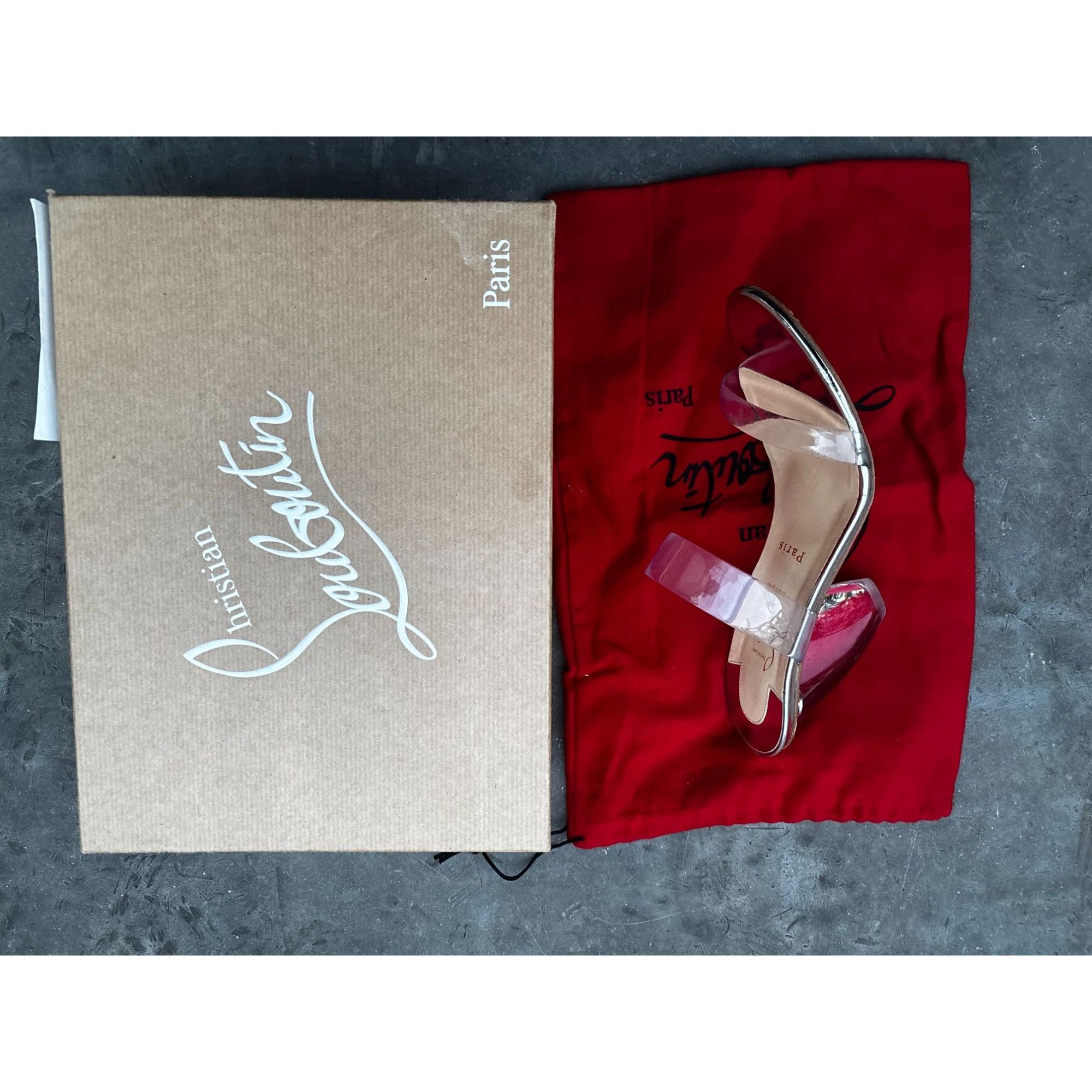 Christian Louboutin Christian Louboutin Transparent Strap Heels Size 39.5 Rare U Size US 9.5 / IT 39.5 - 9 Thumbnail