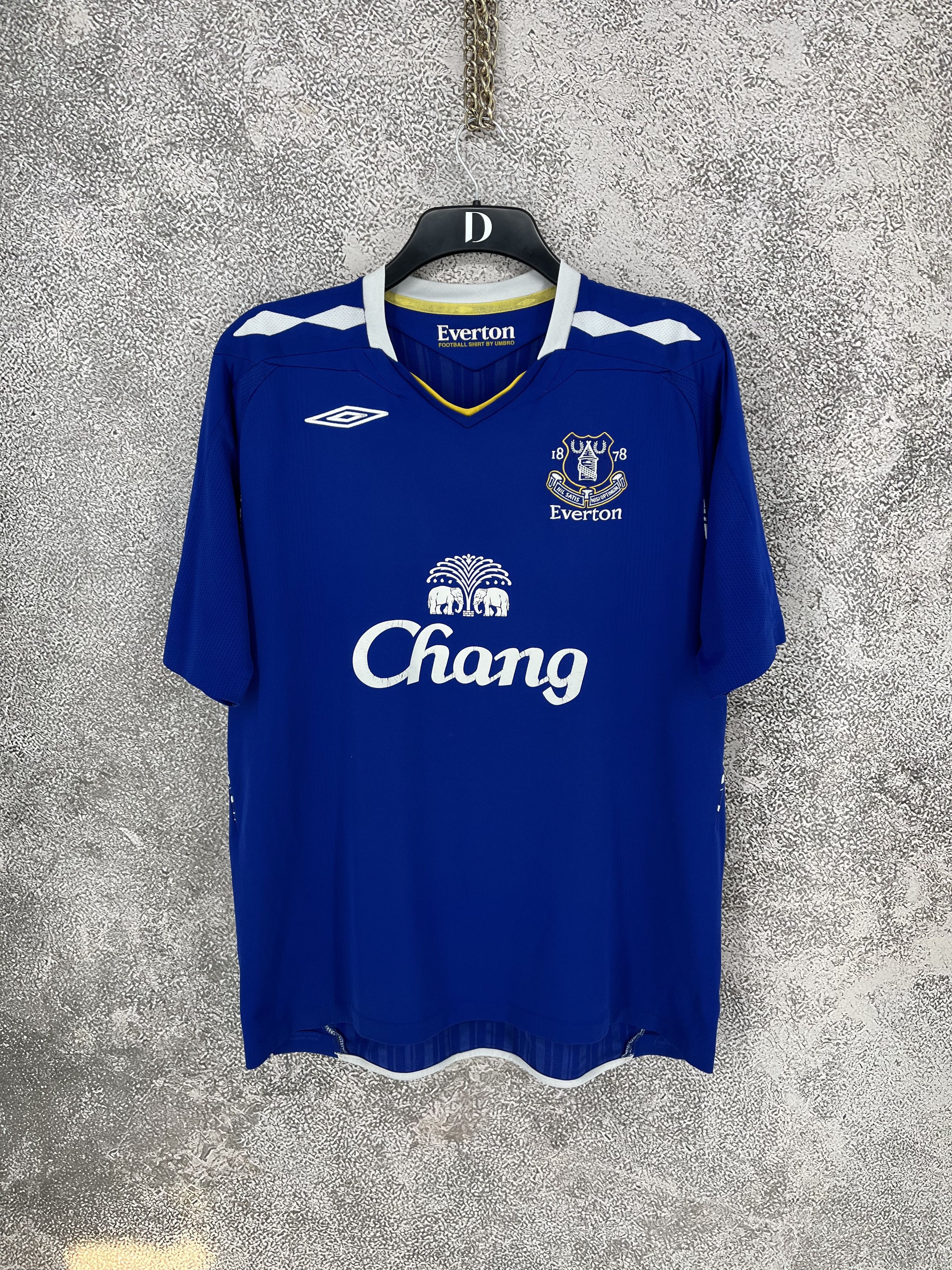 Umbro EVERTON ENGLAND 2007/2008 HOME FOOTBALL SHIRT JERSEY UMBRO Size US XL / EU 56 / 4 - 1 Thumbnail