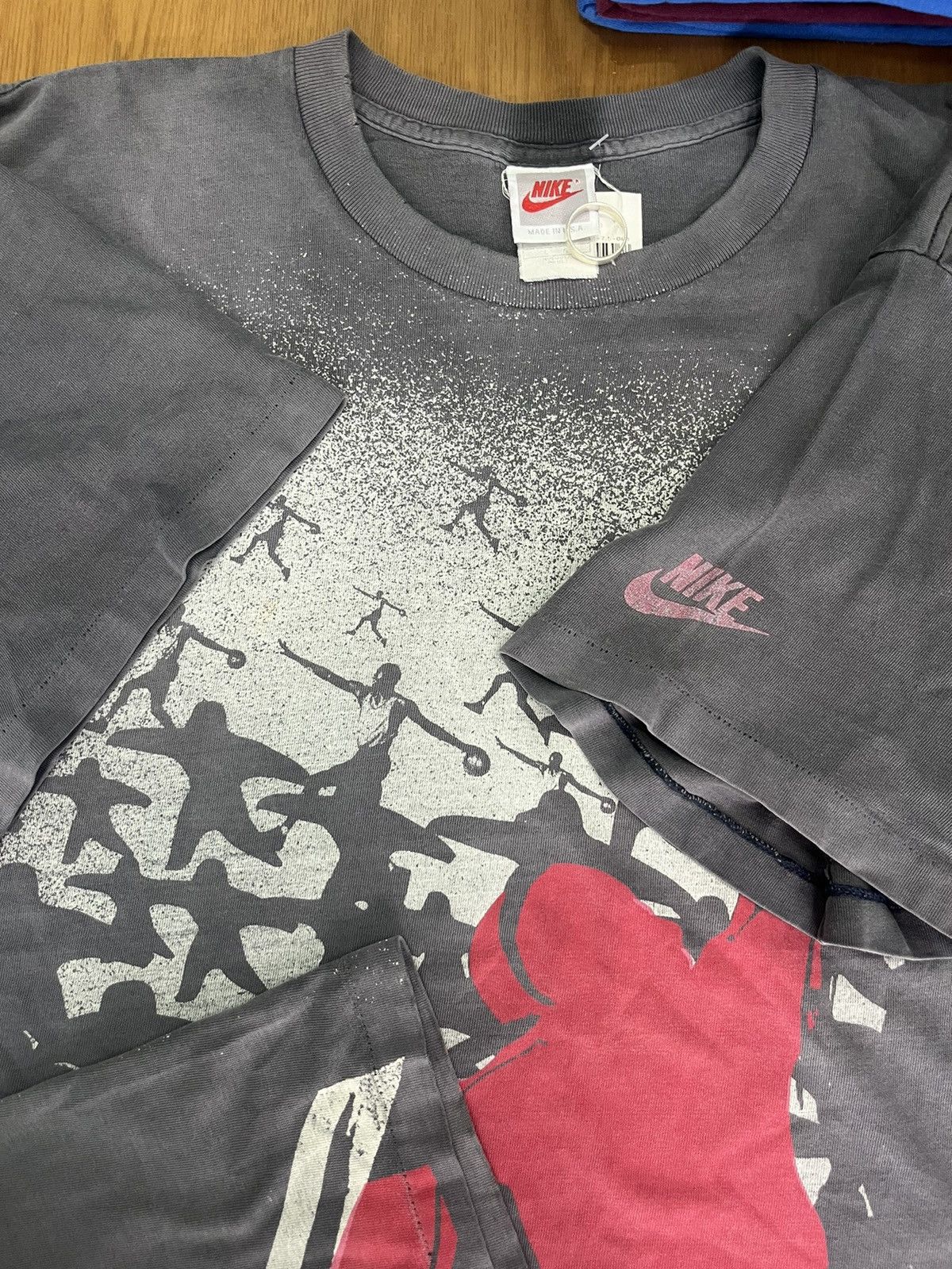Jordan Brand × Nike × Vintage Vintage Nike Michael Jordan Ovp 90’s Tshirt Size US L / EU 52-54 / 3 - 7 Thumbnail