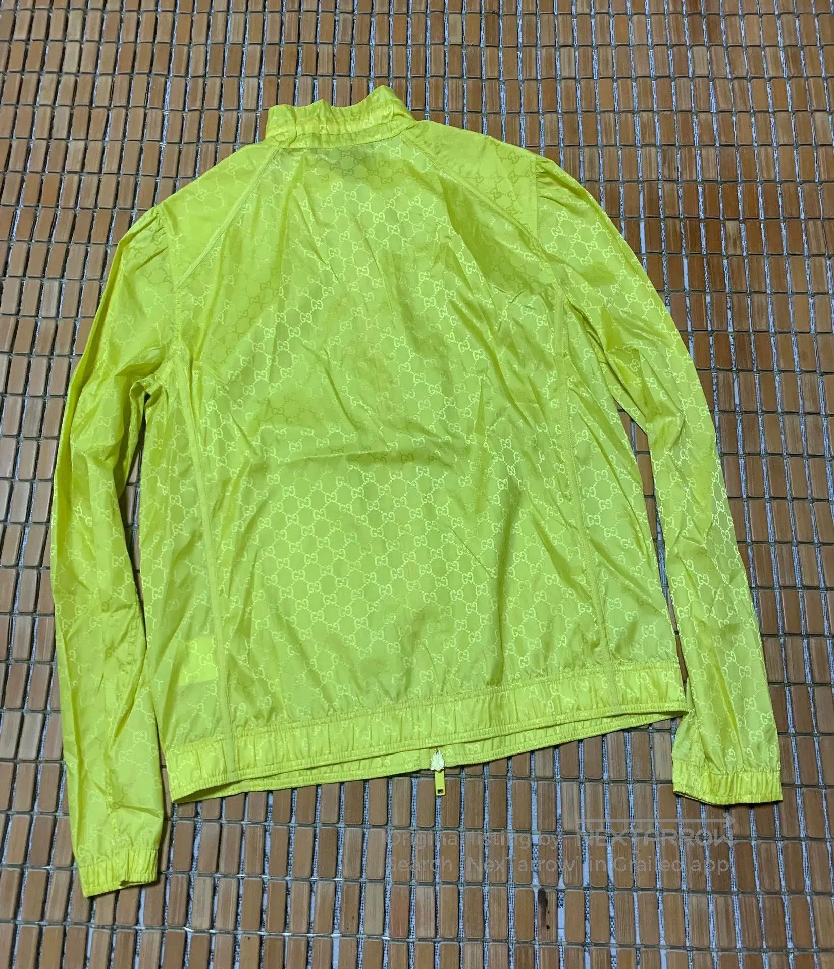 Gucci Gucci Fluorescent Yellow Dragon Print Jacket. Size US L / EU 52-54 / 3 - 3 Thumbnail