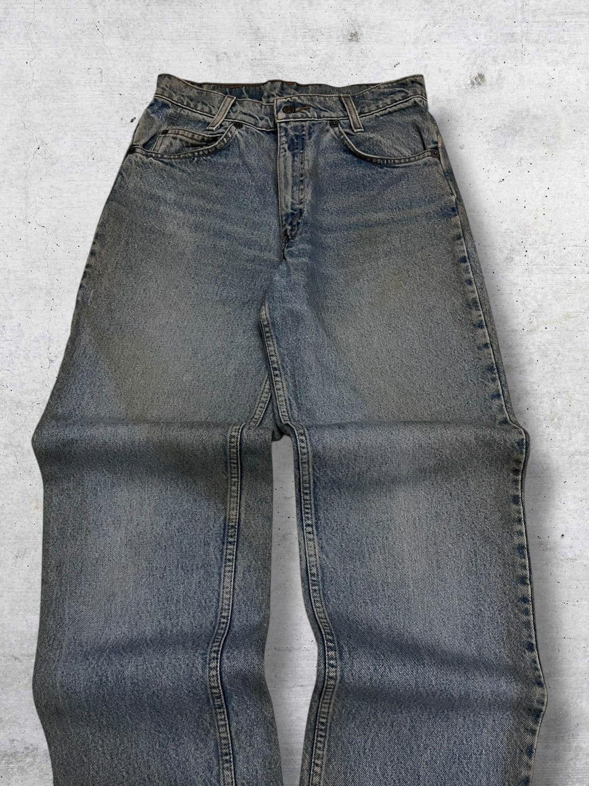 Levi's Vintage Clothing VINTAGE 550 1990S LEVIS USA DESIGNER DIRTY DESIGN DENIM RARE Size US 28 / EU 44 - 4 Thumbnail