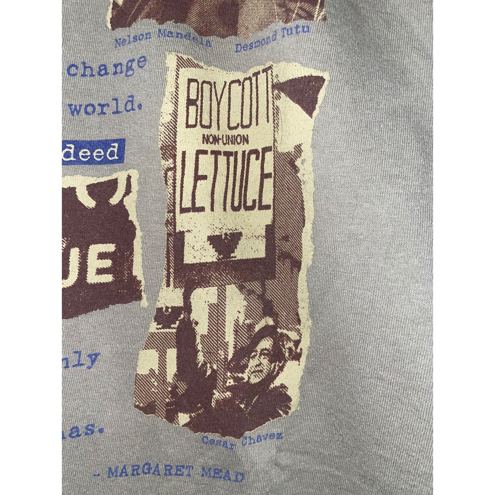 Vintage Vintage Never Doubt Margaret Mead Change The World XL Tee Size US XL / EU 56 / 4 - 13 Thumbnail