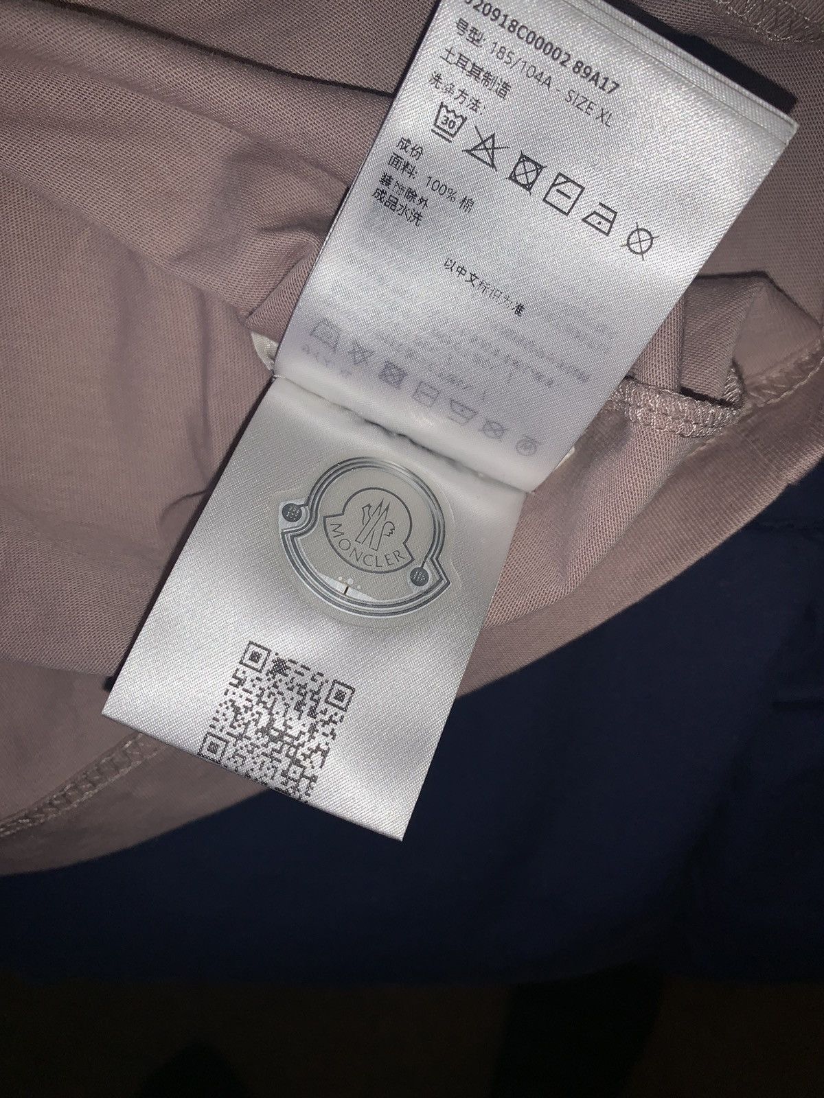 Moncler Rose pink Moncler athletic tee Size US XXL / EU 58 / 5 - 6 Thumbnail