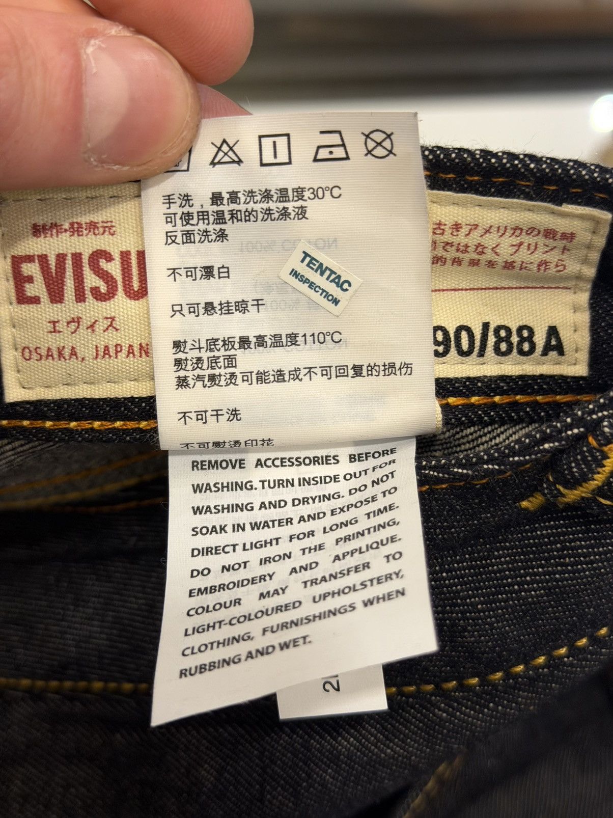 Evisu Evisu Daruma Buddies Daicock Print Slim Jeans Size US 38 / EU 54 - 8 Thumbnail