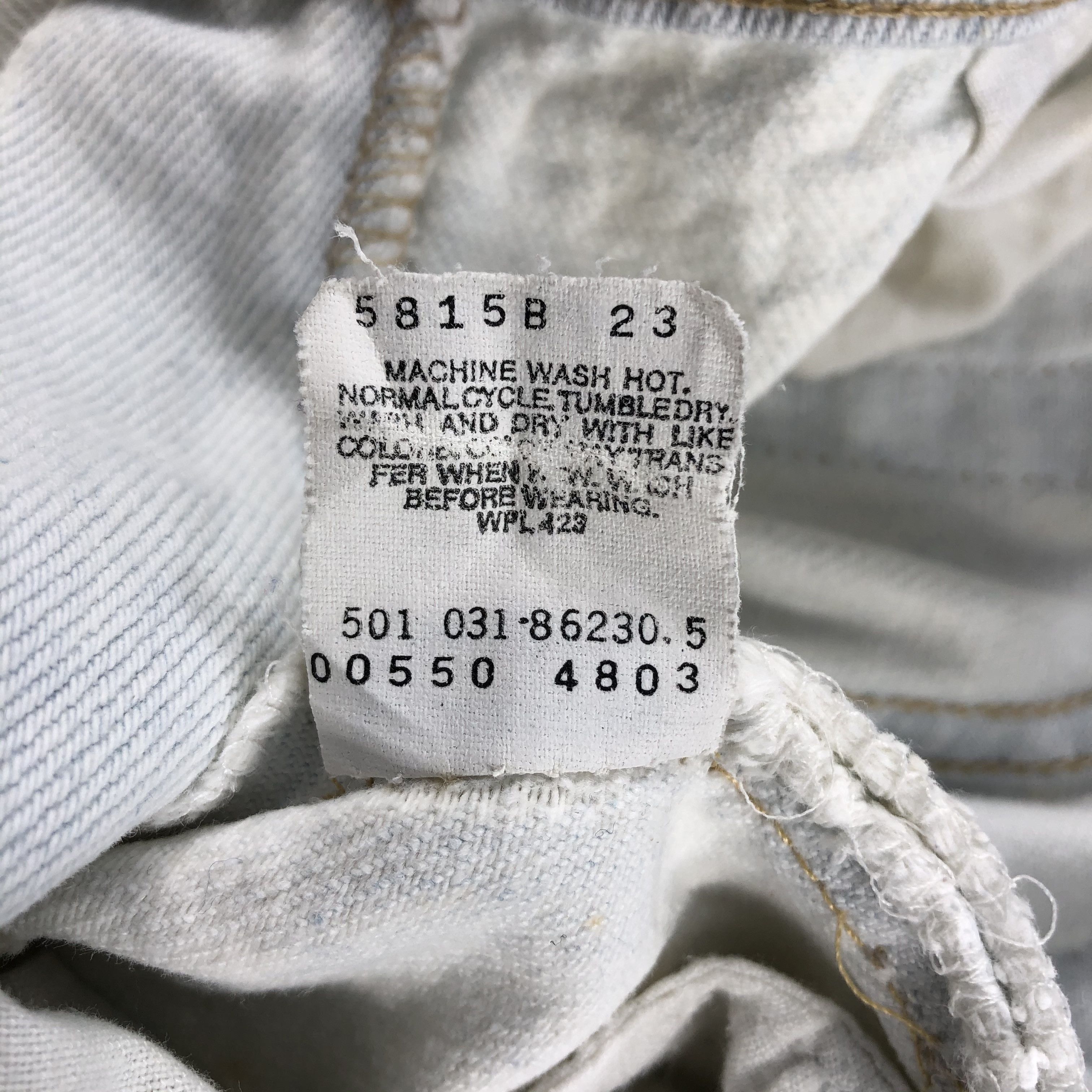 Levi's × Vintage 90s Vintage Light Wash Levis 550 Jeans-JM1196 Size US 31 - 11 Thumbnail
