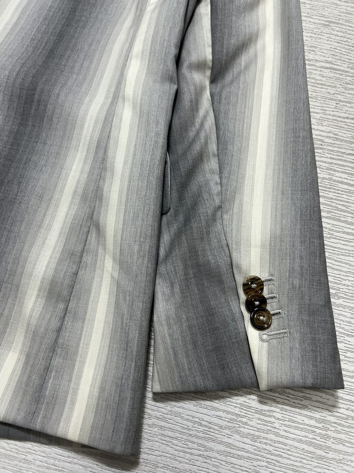 Maison Margiela Maison Margiela - S/S 13’ - Vertical Striped Blazer Size 46S - 12 Thumbnail
