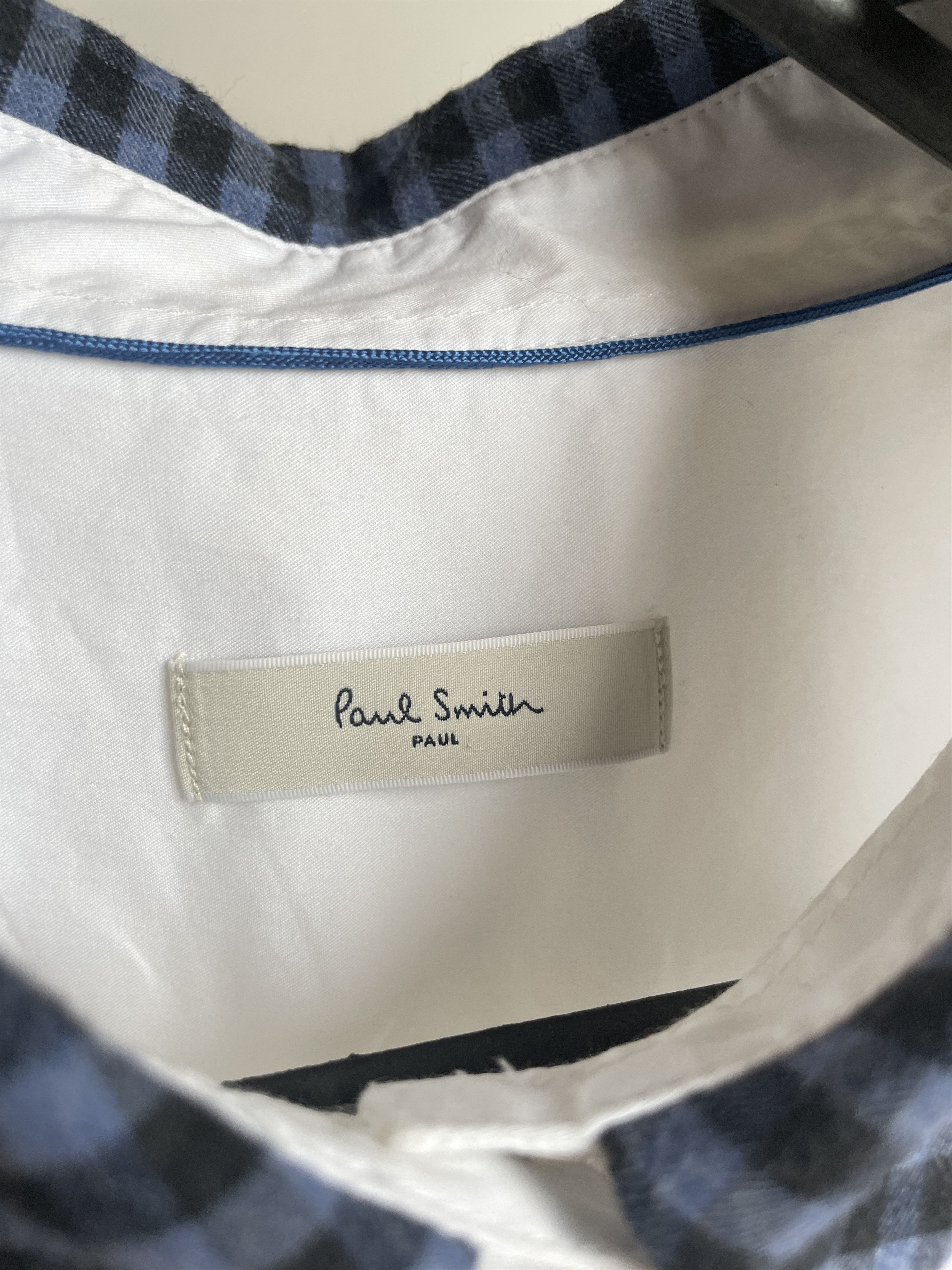 Paul Smith Paul Smith Contrast Collar White Dress Shirt Size EUR 42 Size US XS / EU 42 / 0 - 6 Thumbnail