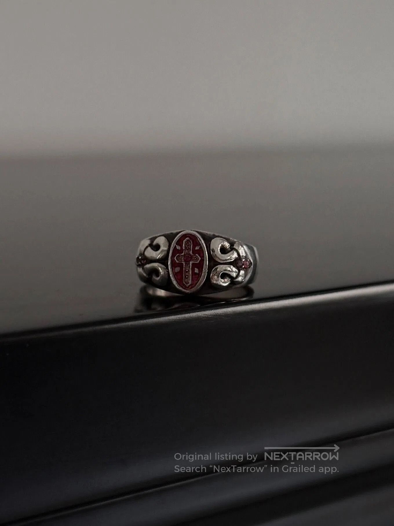 Jean Paul Gaultier Jean Paul Gaultier Archive Silver925 Cross Ring. Size ONE SIZE - 3 Thumbnail