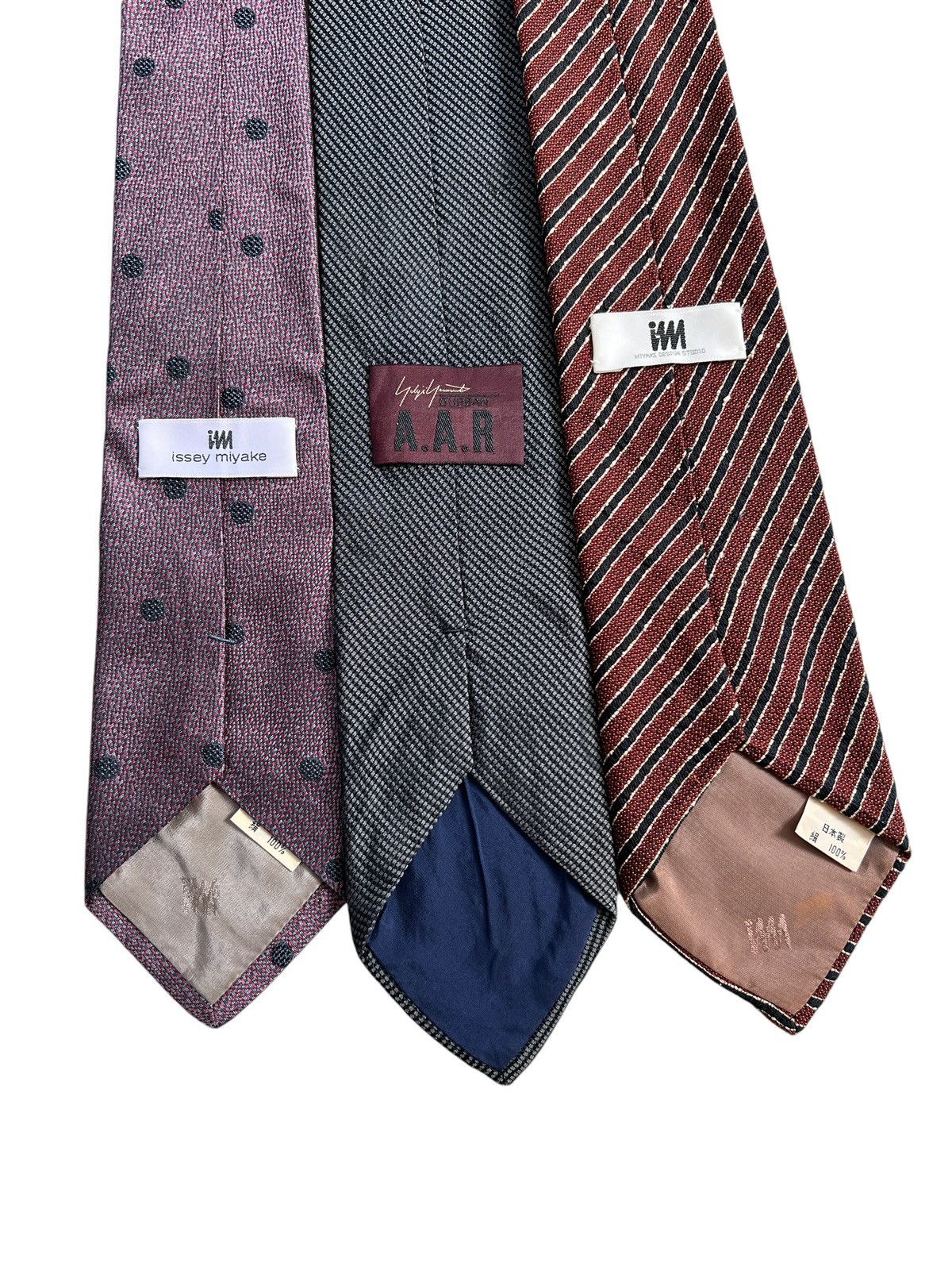 Issey Miyake Combo Sale Yohji Yamamoto & Issey Miyake Necktie Size ONE SIZE - 2 Thumbnail