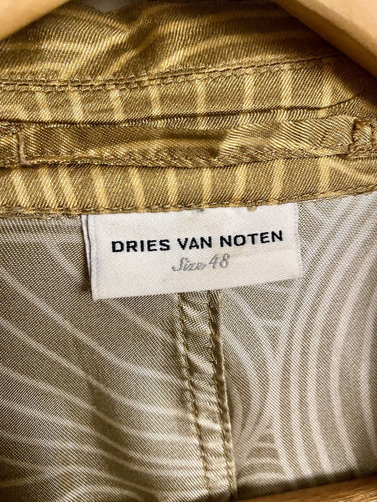 Dries Van Noten dries van noten ss 2018 runway satin print jacket 48 Size US M / EU 48-50 / 2 - 2 Thumbnail