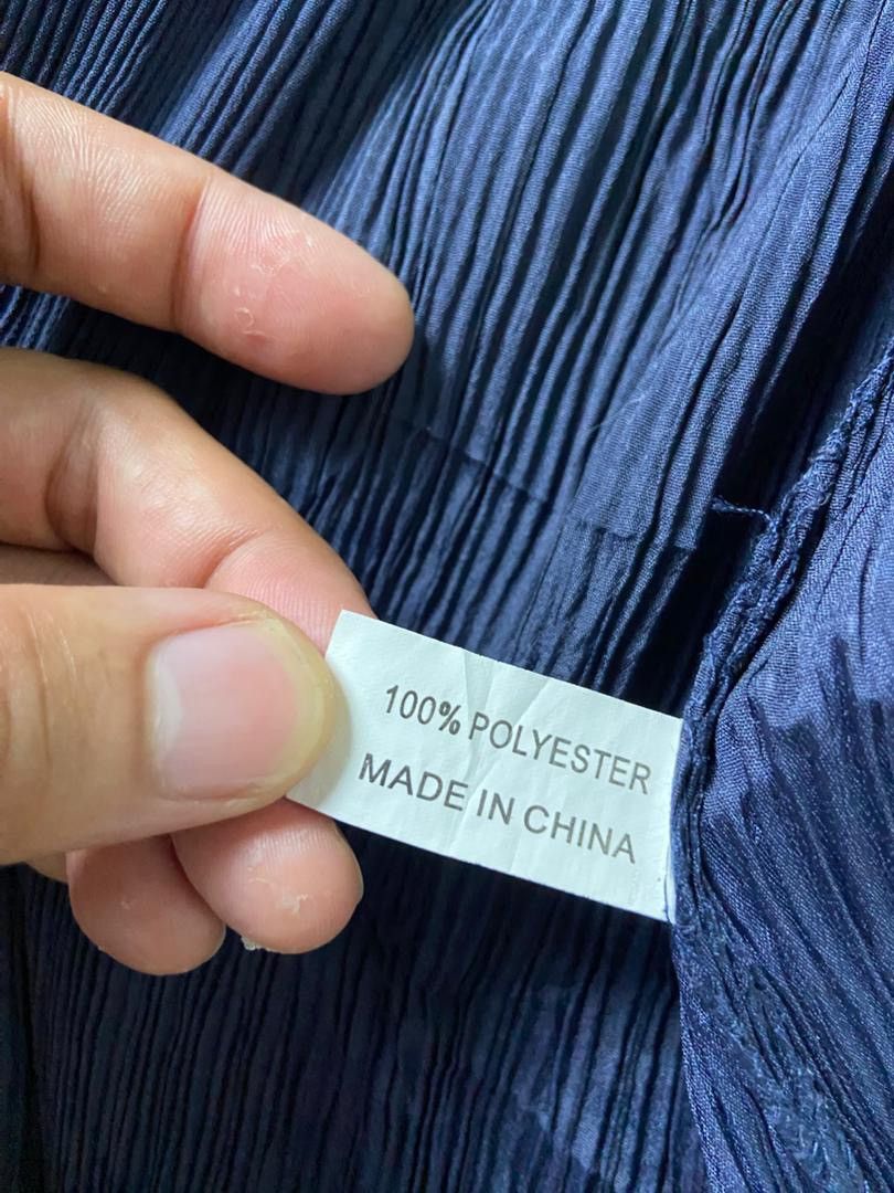 Japanese Brand Japanese Brand Pleated Button Up Blouse (196) Size XS / US 0-2 / IT 36-38 - 3 Thumbnail