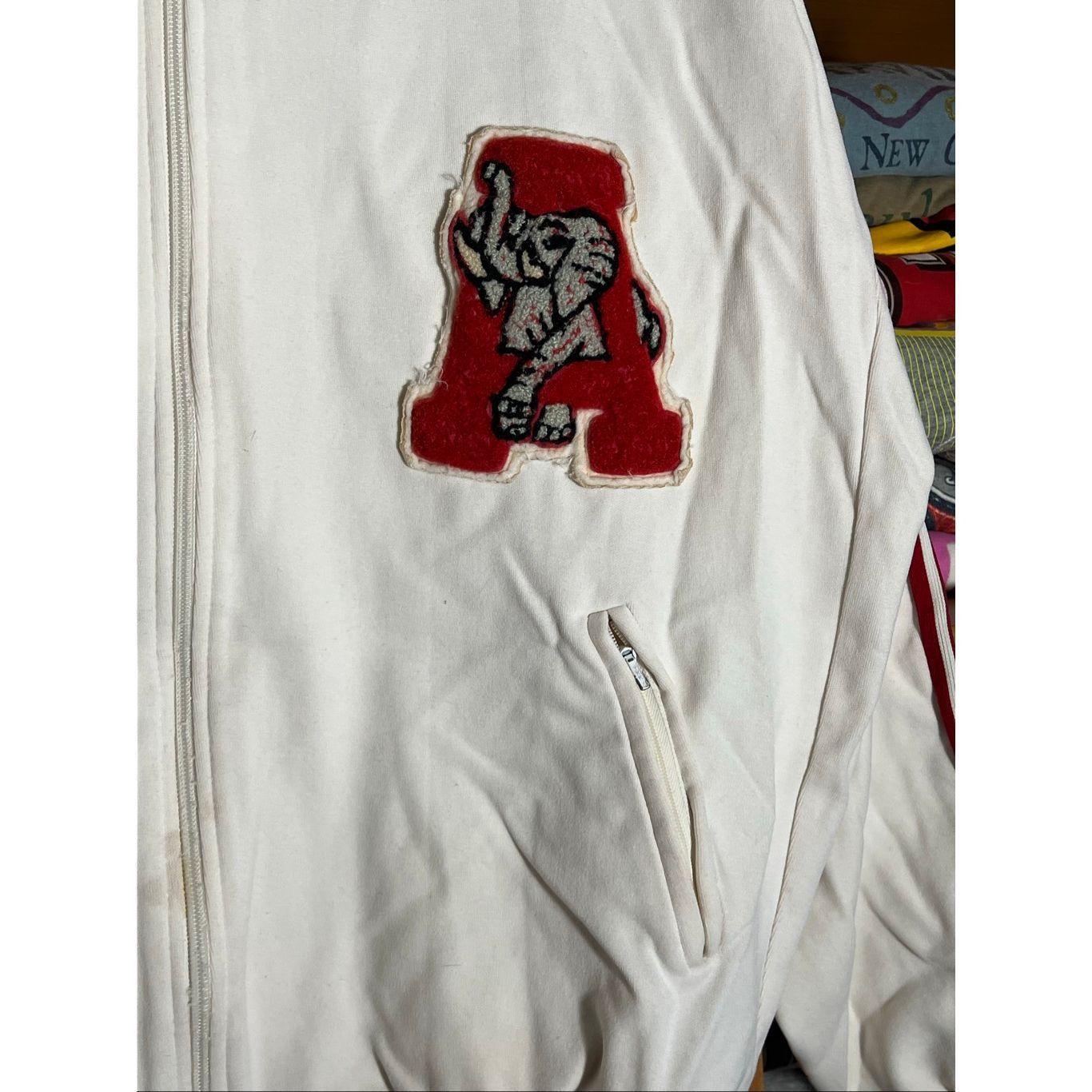Vintage Vintage 70s Jelenk Japan Alabama Crimson Tide Track Jacket Size US L / EU 52-54 / 3 - 2 Thumbnail