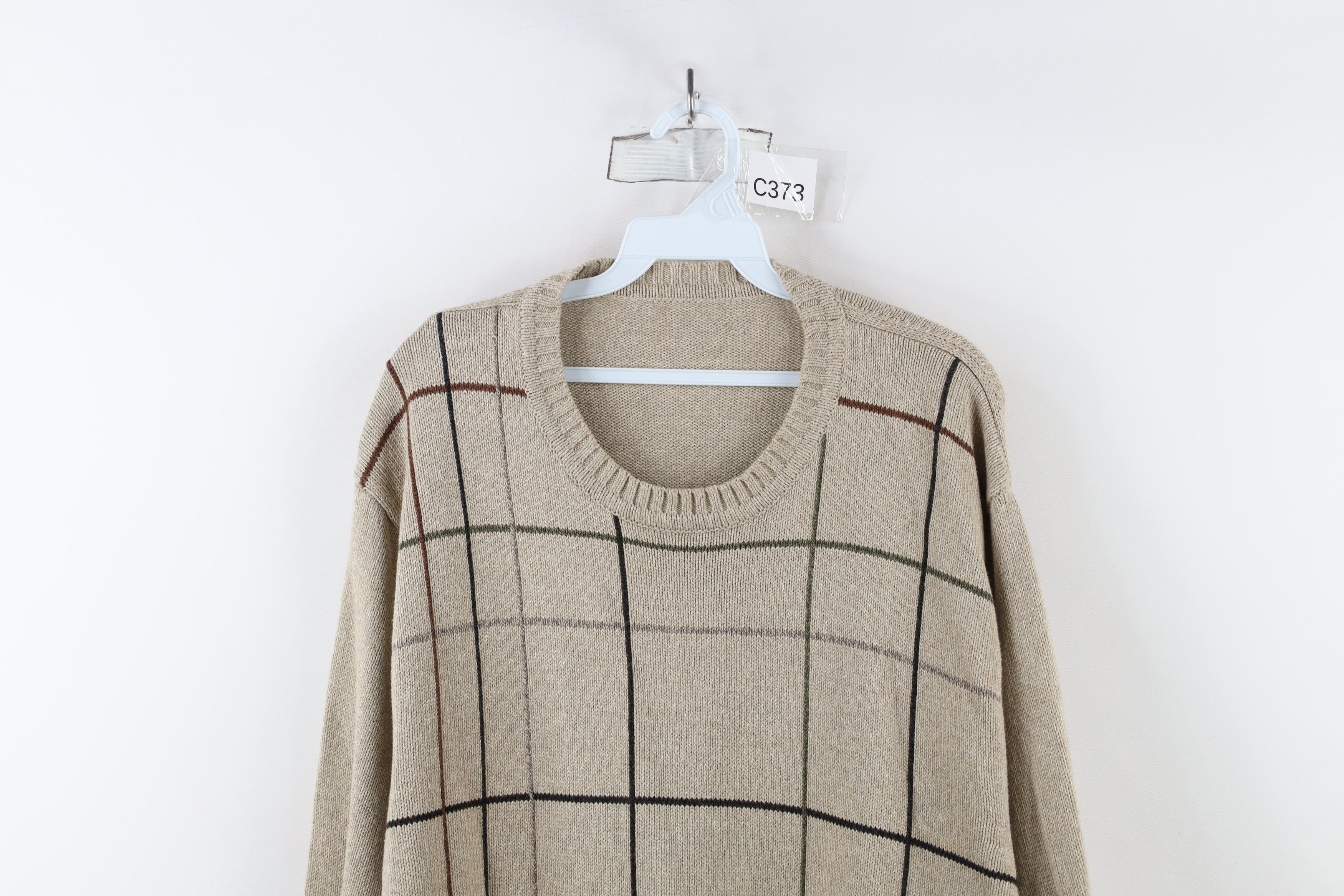 Vintage Vintage 90s Streetwear Striped Knit Crewneck Sweater Size US XXL / EU 58 / 5 - 2 Thumbnail
