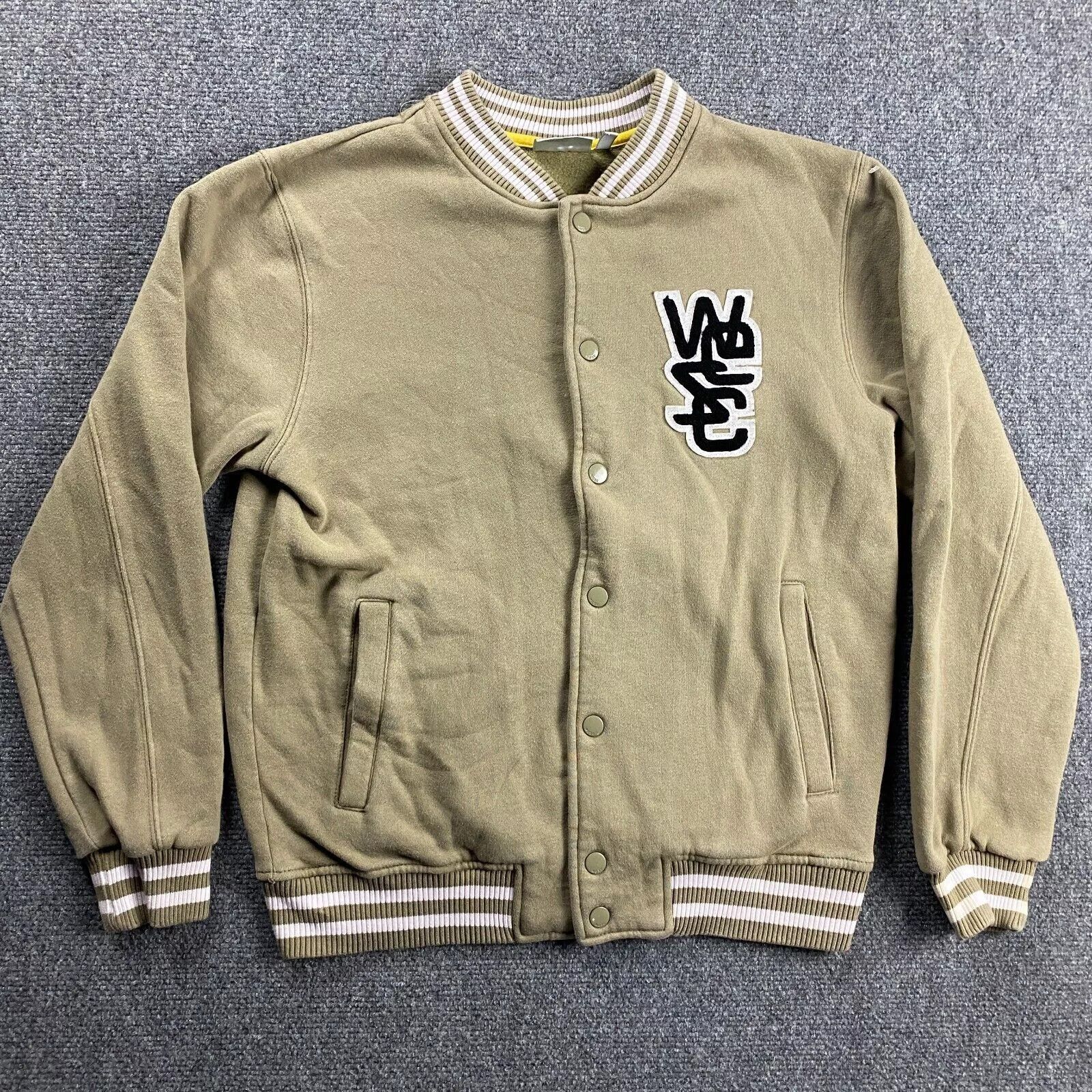 WeSC WESC Varsity Jacket Men's Small Snap Casual Embroidered Size US S / EU 44-46 / 1 - 1 Thumbnail