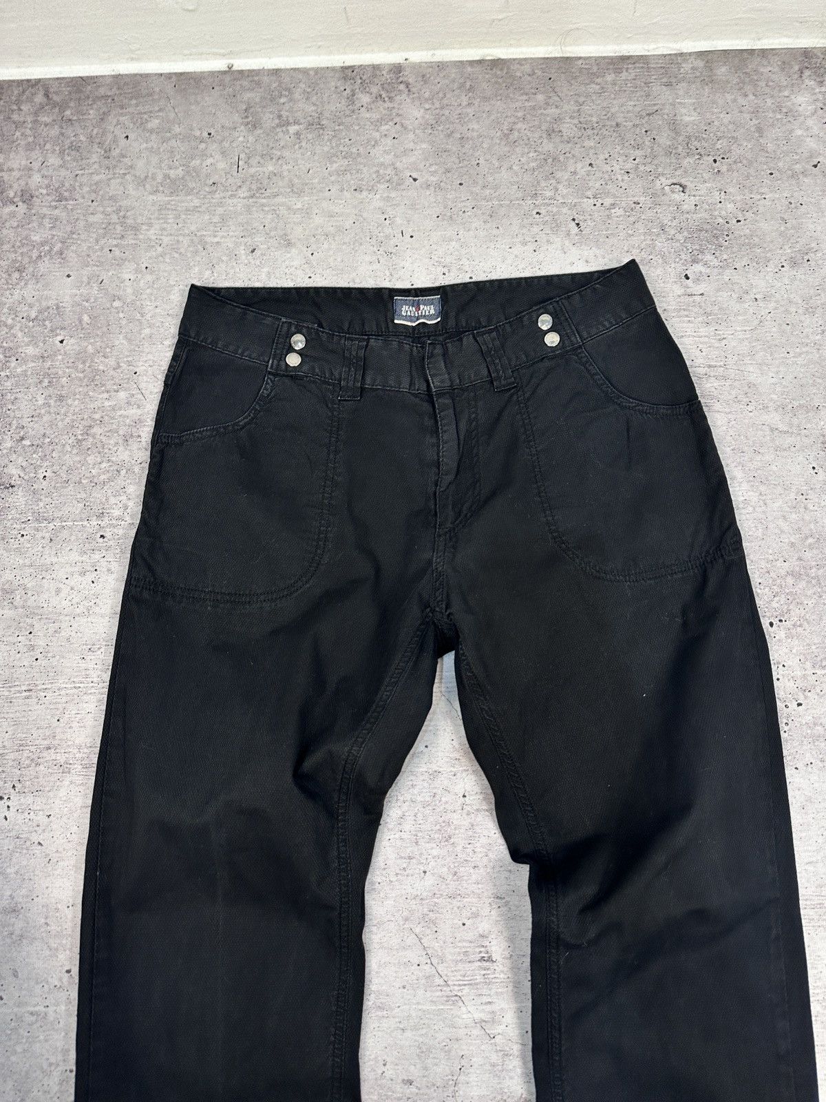 Jean Paul Gaultier Vintage Jean Paul Gaultier Black Trousers Pants JPG Archive Size US 33 - 4 Thumbnail