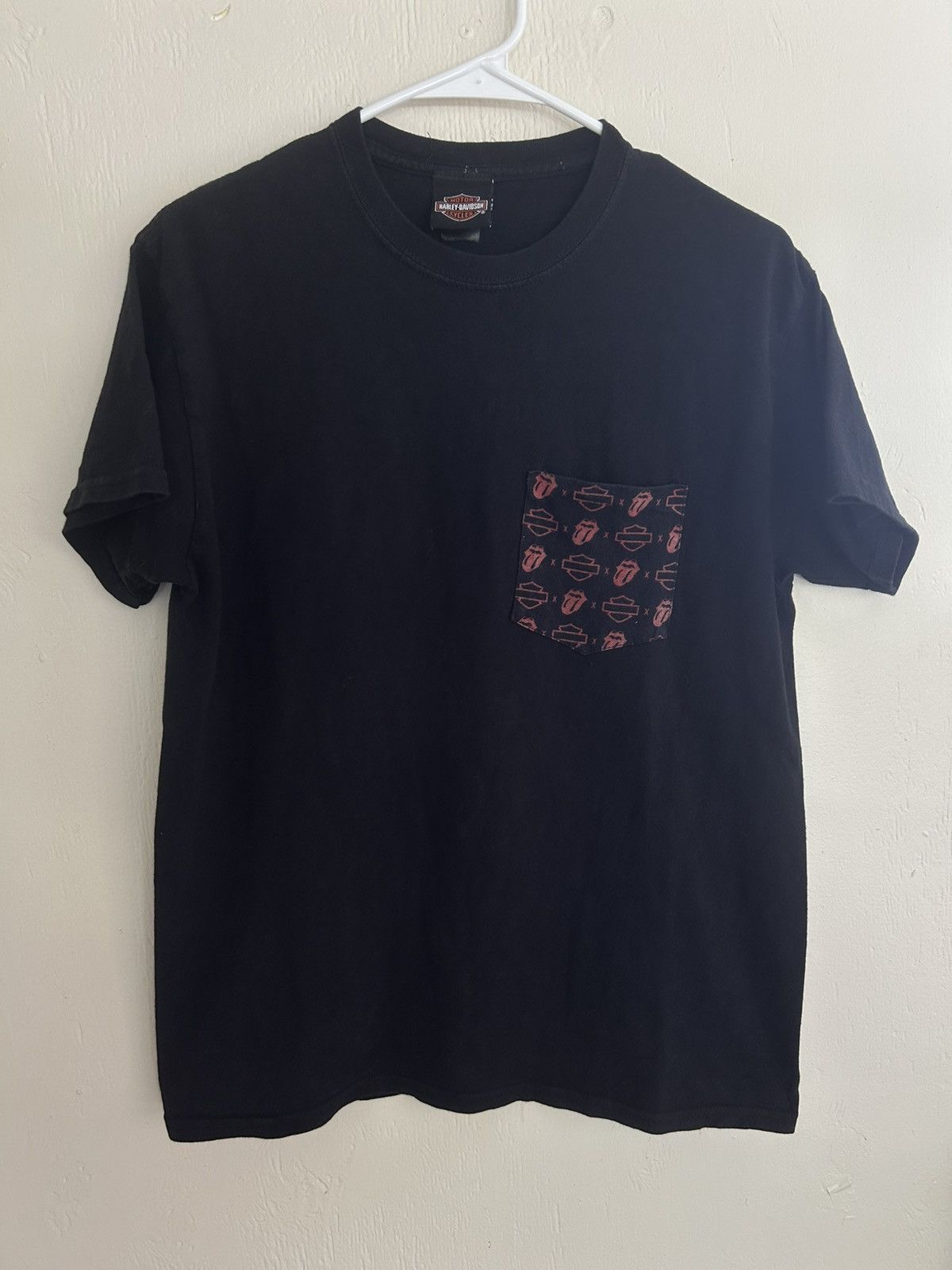 Harley Davidson Harley Davidson x Rolling Stones Pocket Logo T-shirt Size US M / EU 48-50 / 2 - 2 Thumbnail