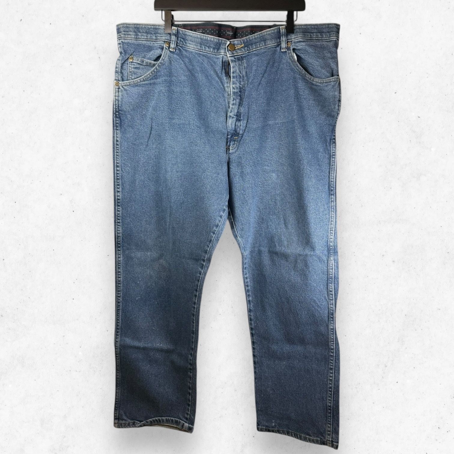 Rustler Rustler and Wrangler 2 Work Jeans Men's 42x30 Fair Condition Size US 42 / EU 58 - 1 Thumbnail