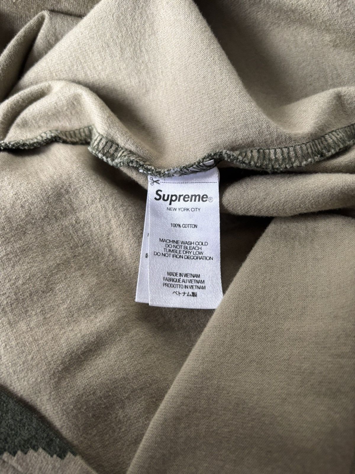 Supreme Supreme Small Box L/S Tee Olive Camo (FW21) Size US XL / EU 56 / 4 - 5 Thumbnail