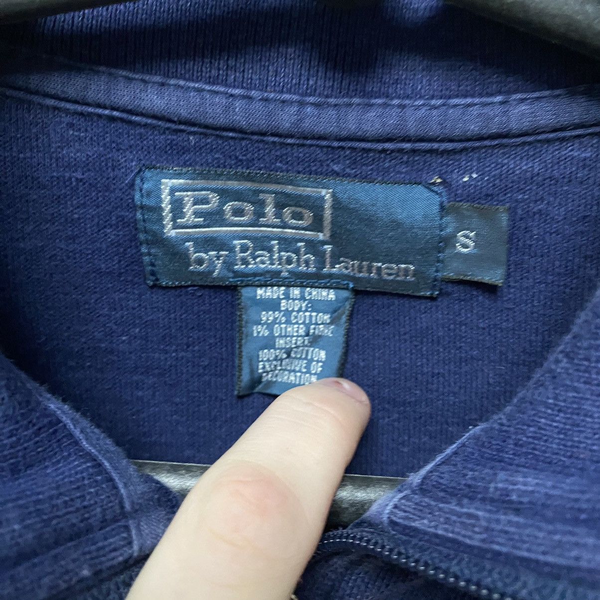 Polo Ralph Lauren Vintage Polo Ralph Lauren Zip Hoodie Size US S / EU 44-46 / 1 - 7 Thumbnail