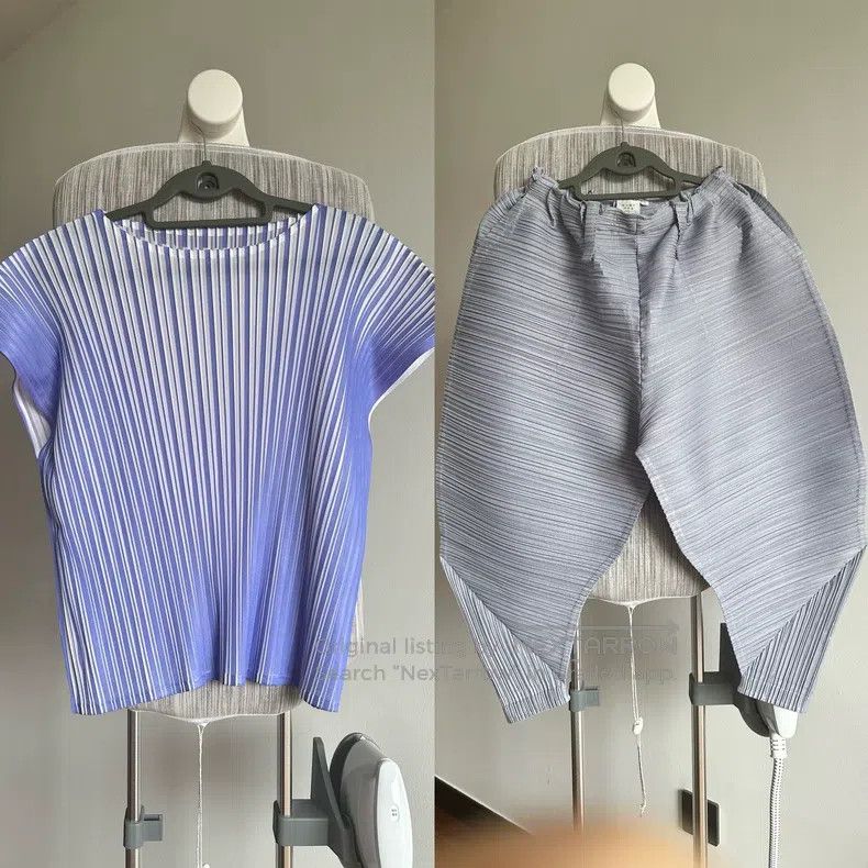 Issey Miyake Issey Miyake Purple Short Sleeve Size XL / US 12-14 / IT 48-50 - 1 Thumbnail