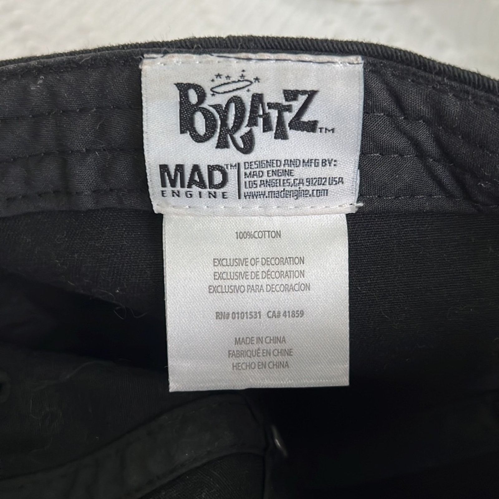 Mad Engine Y2K Bratz hat with adjustable strap Size ONE SIZE - 7 Thumbnail