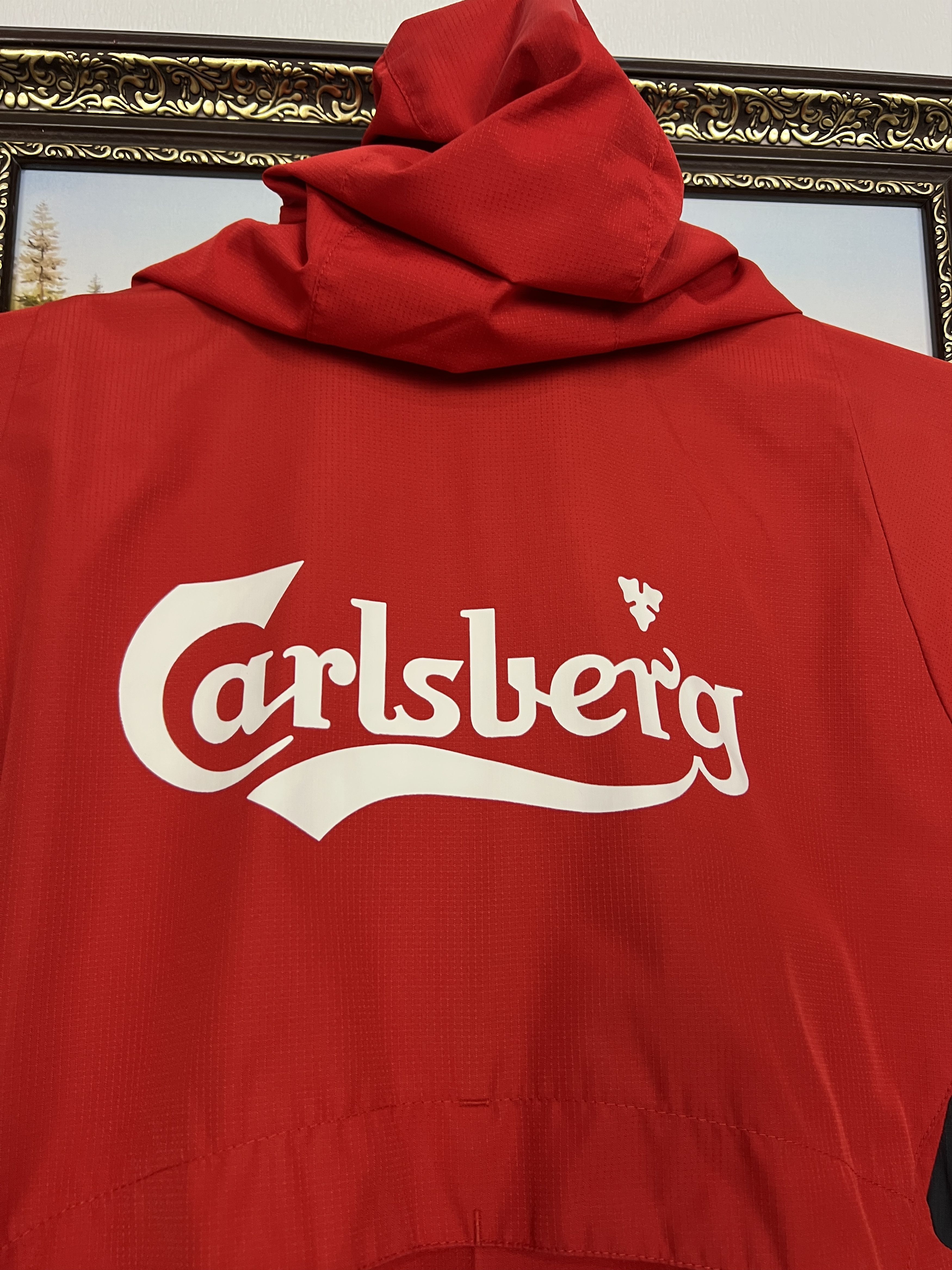 Adidas Vintage Liverpool Football Hooded Jacket Track Top Zip Size US L / EU 52-54 / 3 - 10 Thumbnail