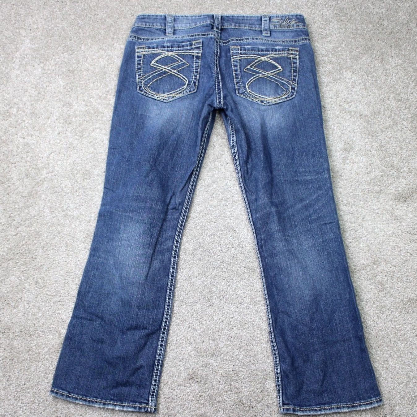 Silver Jeans Co. Silver Jeans Womens 30 Blue Frances Capri Denim 5-Pocket Stretch Inseam 25" Regular Capri Jeans Menus Womens Size 30" / US 8 / IT 44 - 6 Thumbnail