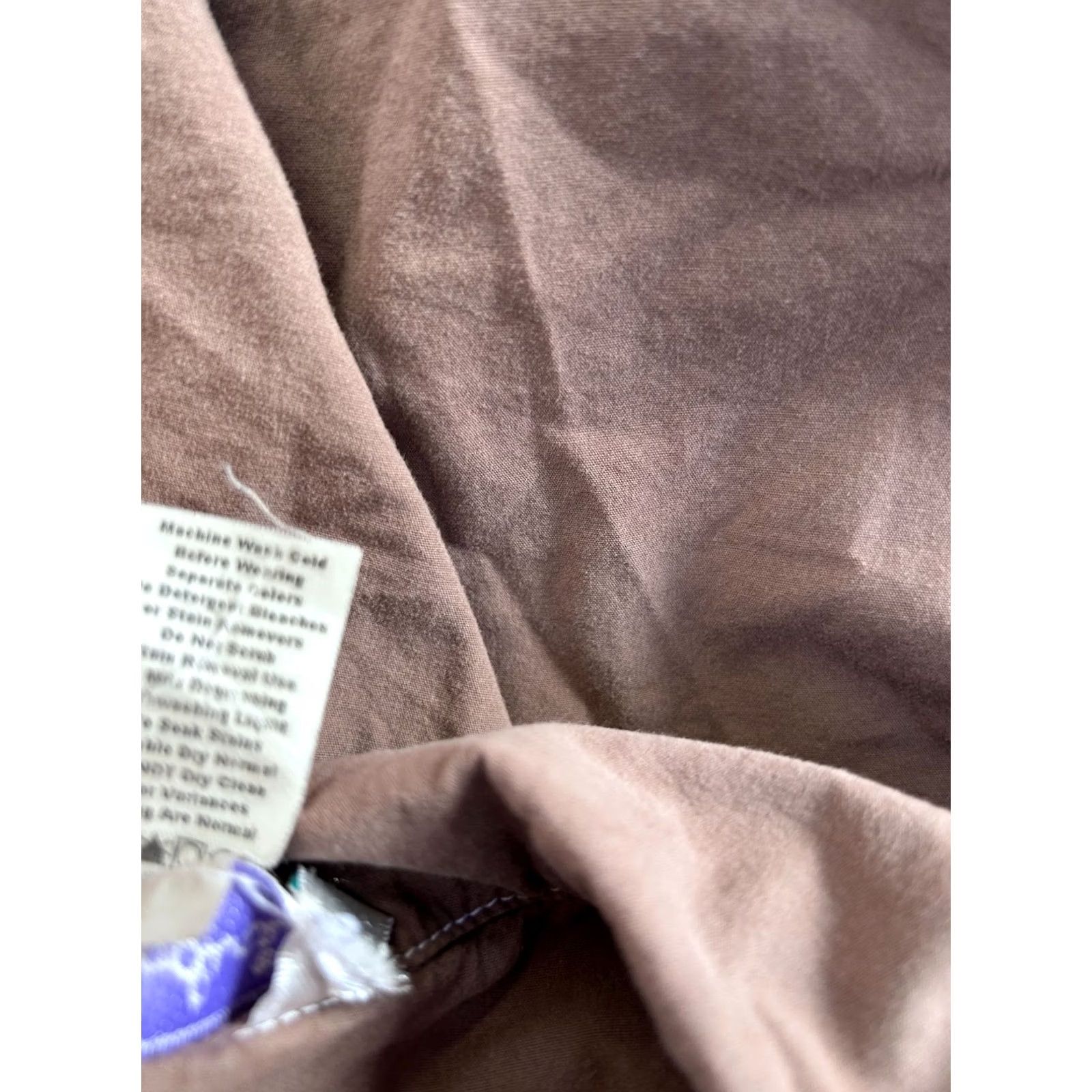Vintage Fresh Produce Womens Button-Front Brown Jacket Size XXL Cotton Casual Lightweight Size XXL / US 16-18 / IT 52-54 - 5 Thumbnail