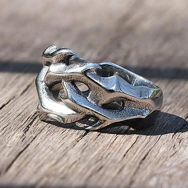 Jewelry Tribal Thorns Ring Spike Graffiti Goth Punk Rock Jewelry Size ONE SIZE - 3 Thumbnail