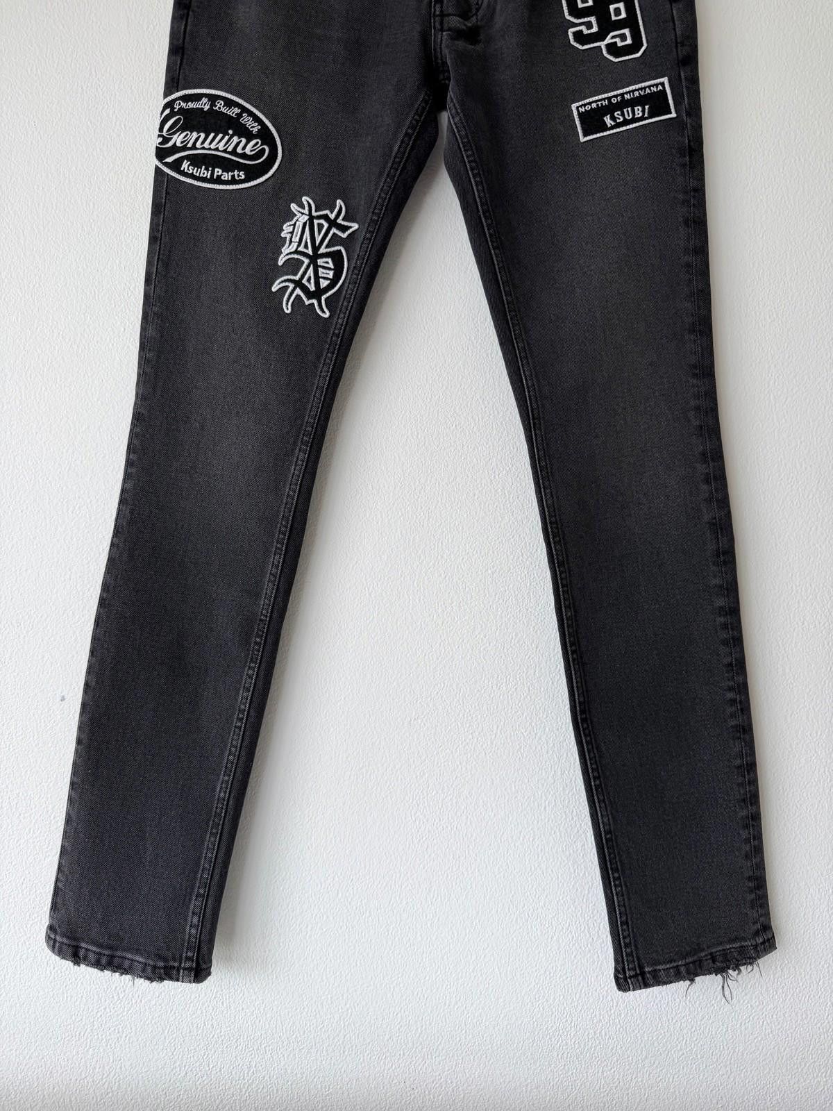 Ksubi new Ksubi mens jeans van winkle roadhouse black patched 32 Size US 32 / EU 48 - 3 Thumbnail
