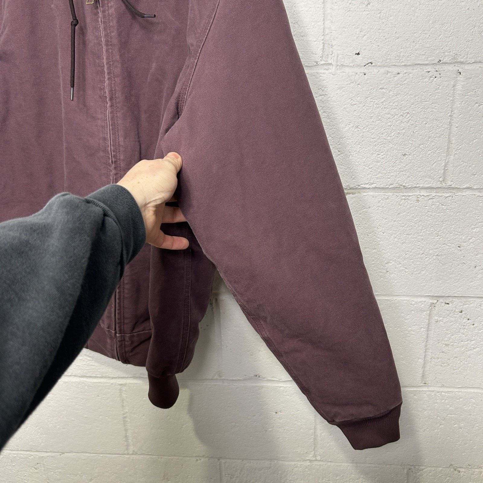 Carhartt Vintage Carhartt Quilted Active Jacket “Deep Plum” WJ130 DPM Size L / US 10 / IT 46 - 6 Thumbnail