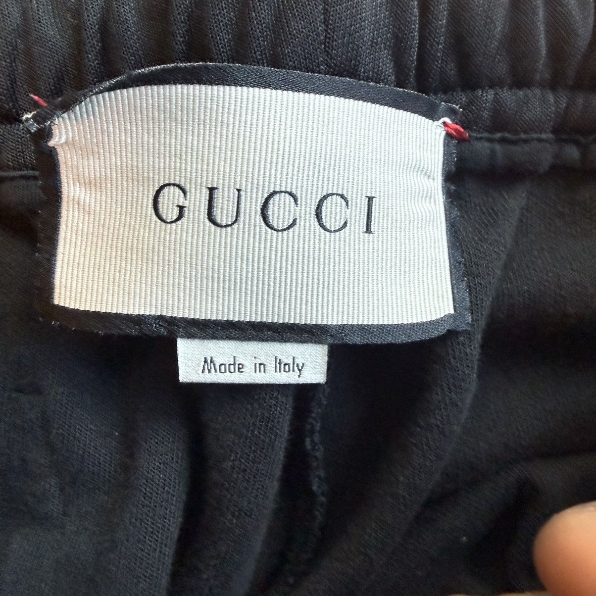 Gucci Gucci 2019 Black Cotton Track Sweatpants Sz Large Size US 34 / EU 50 - 4 Thumbnail