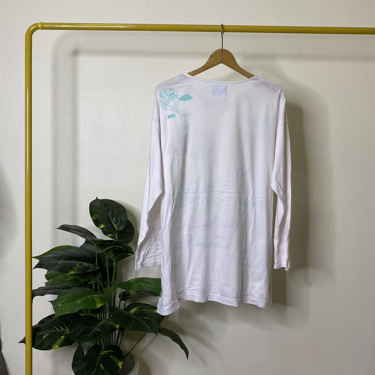 Issey Miyake × Tsumori Chisato Japanese Designer Tsumori Chisato Overprint LS T Shirt Size US L / EU 52-54 / 3 - 5 Thumbnail