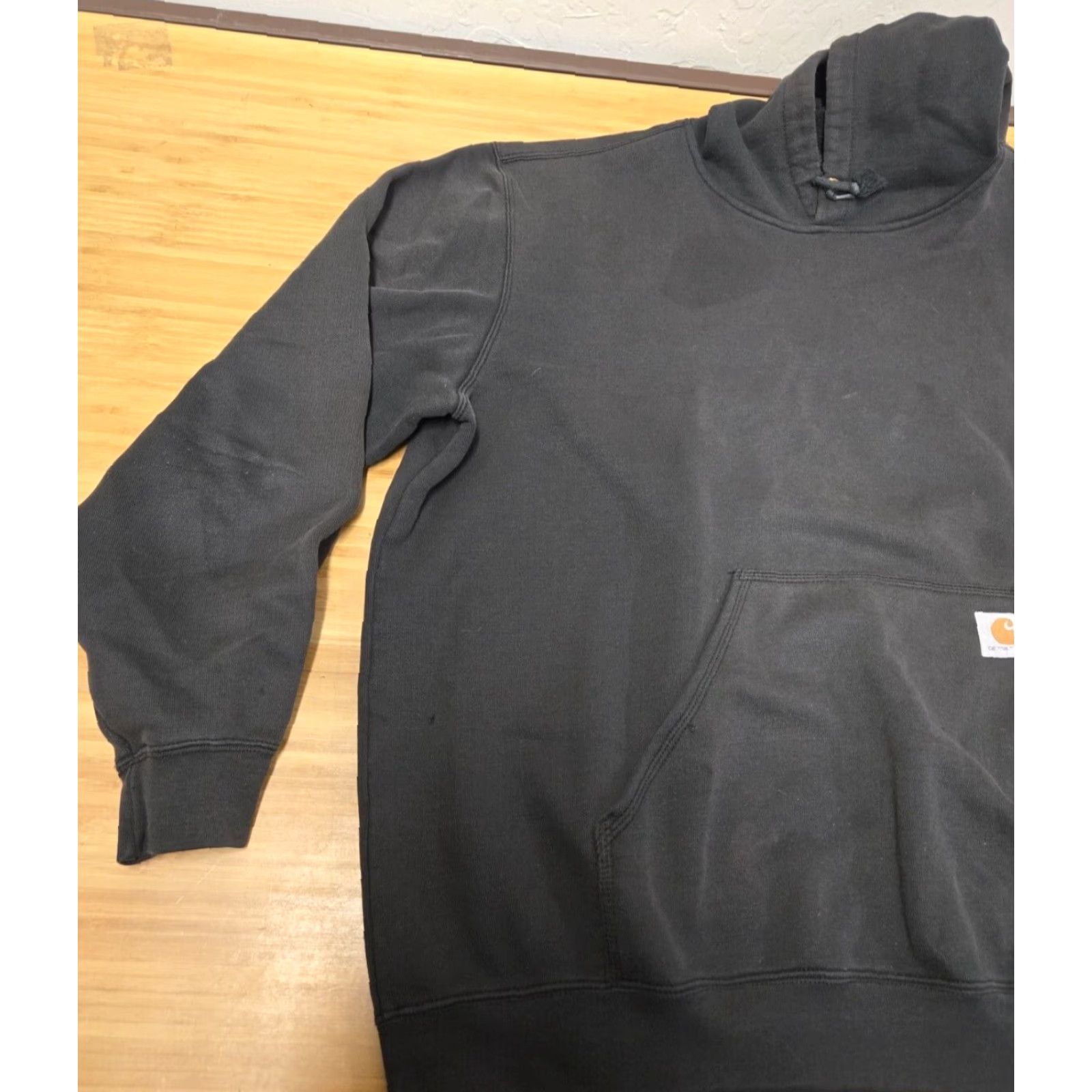 Carhartt Carhartt Hoodie Men 2XL Black Fleece Pullover Sweatshirt Hooded Pockets Stretch Workwear Casual Size US XXL / EU 58 / 5 - 3 Thumbnail