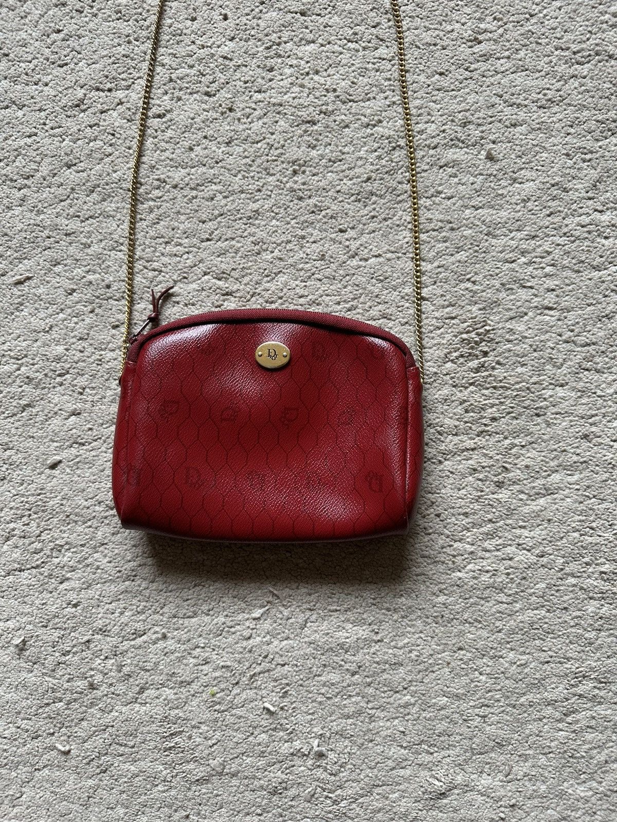 Dior 1990s Dior Monogram Chain Sling Bag Size ONE SIZE - 2 Thumbnail