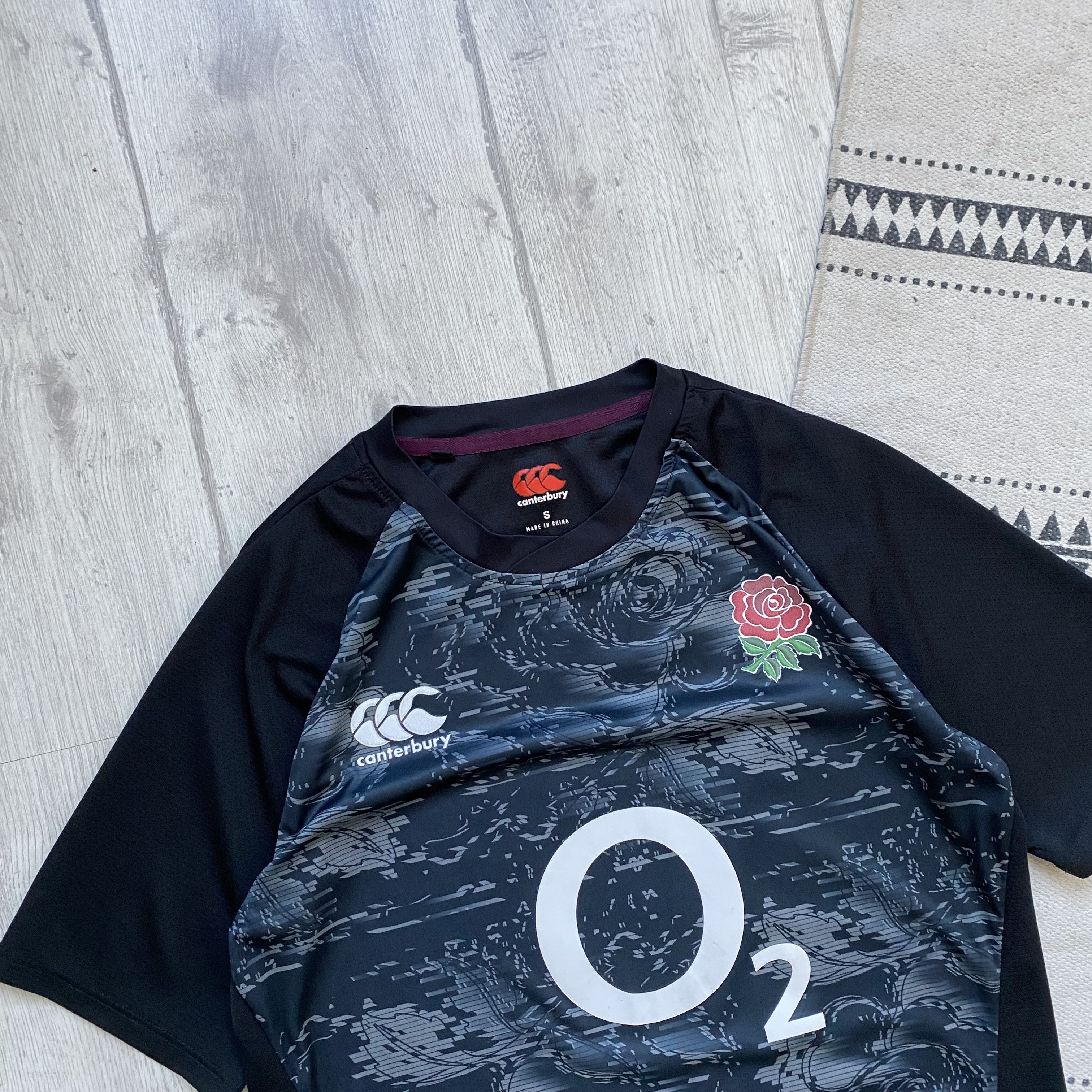 Canterbury of New Zealand 🏈 Canterbury England Rugby jersey blockore tee Drill Size US S / EU 44-46 / 1 - 2 Thumbnail