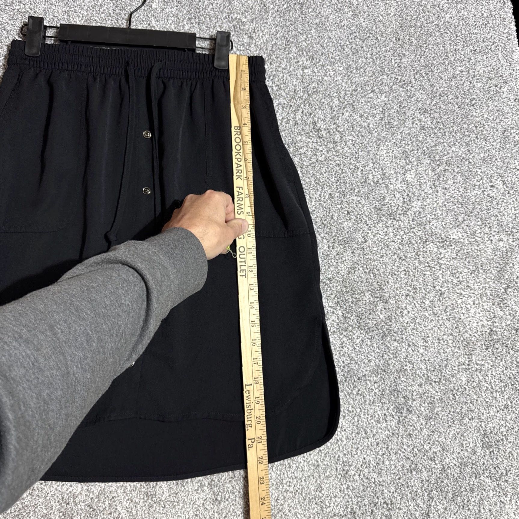 Apt. 9 APT 9 Midi Skirt Size Small Black Elastic Waist Pockets A-Line Office Streetwear Minimalist Edgy Lagenlook Women’s Midi Skirt Size 28" / US 6 / IT 42 - 4 Thumbnail