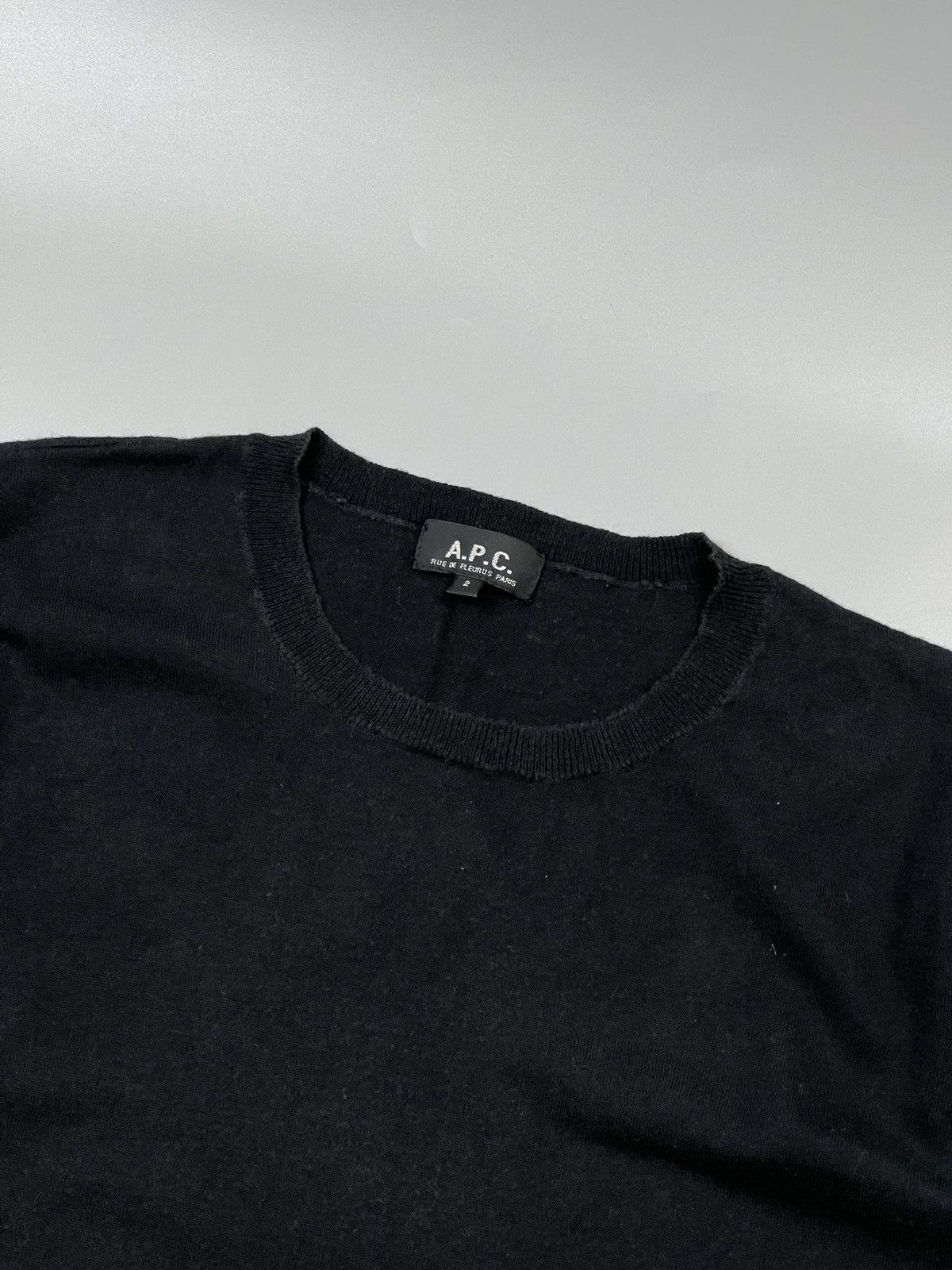 A.P.C. A.P.C. Cotton Cashmere Short Sleeve Sweater (Y0467) Size US M / EU 48-50 / 2 - 3 Thumbnail