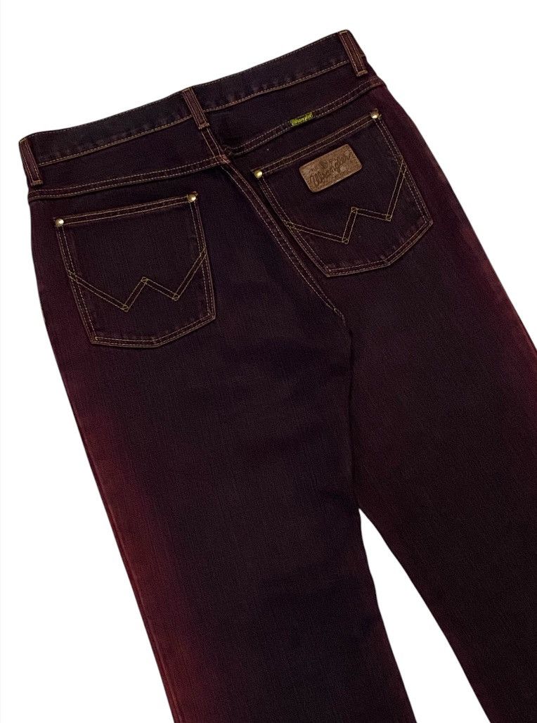 Hysteric Glamour × Japanese Brand × Wrangler 💃Wrangler Classic Red Smoke Flare Jeans Size 29" - 6 Thumbnail