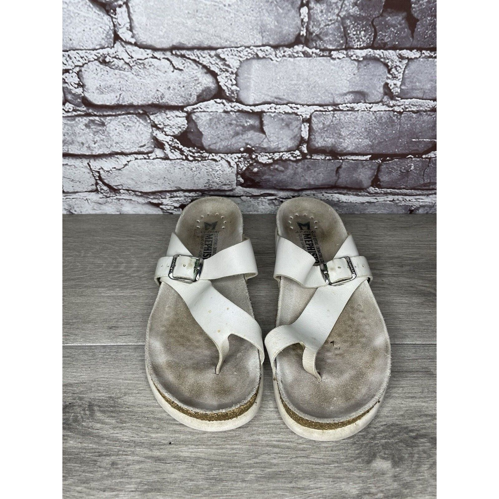 Mephisto Mephisto Womens Sandals Helen Casual Buckle Strap Toe-Post O Size US 8.5 / IT 38.5 - 5 Thumbnail