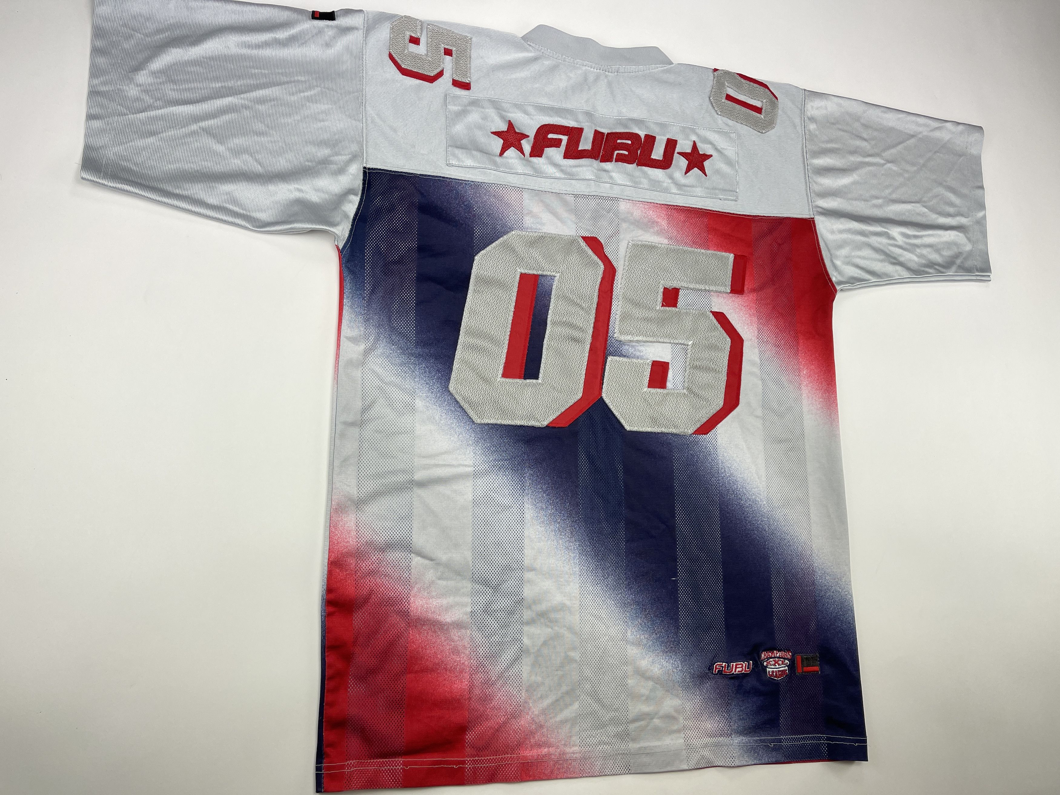 Fubu FUBU jersey, gray, Fubu 05, vintage hip hop t-shirt, 90s L Size US L / EU 52-54 / 3 - 3 Thumbnail