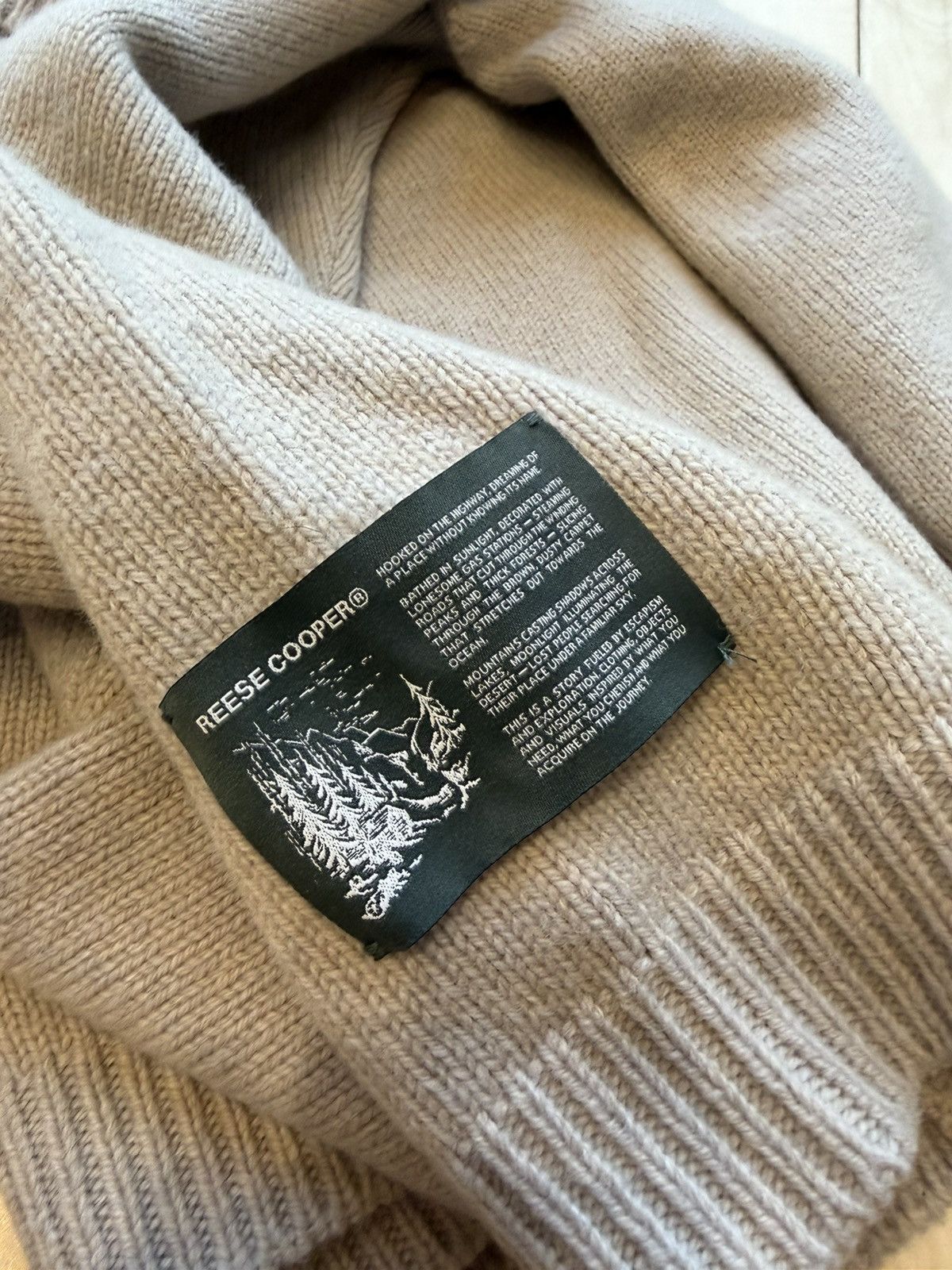 Reese Cooper Hunting with Hawks Wool Sweater Size US XL / EU 56 / 4 - 7 Thumbnail