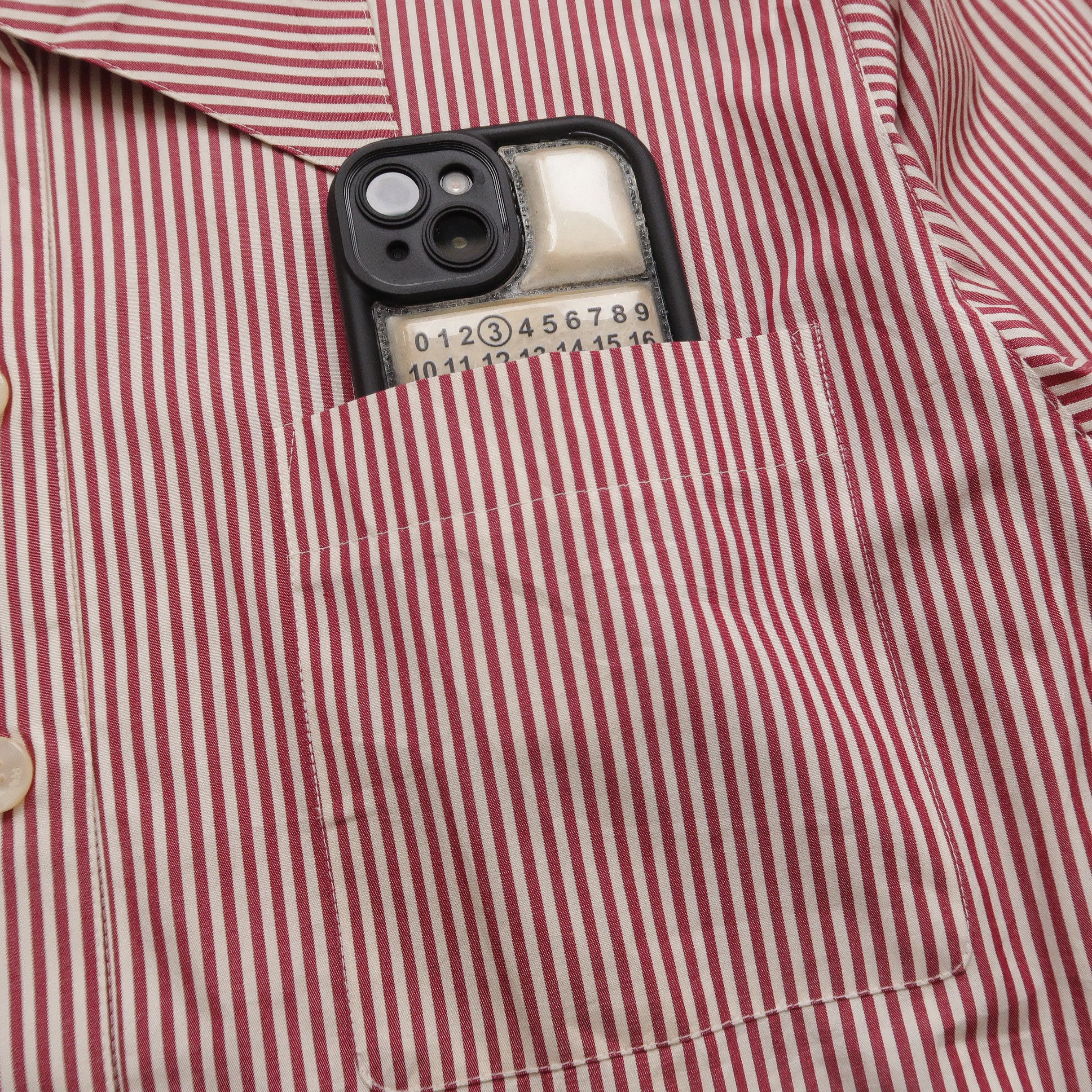 Japanese Brand 1990s Karl Lagerfeld Stripe Party Shirt Laces Size US M / EU 48-50 / 2 - 6 Thumbnail