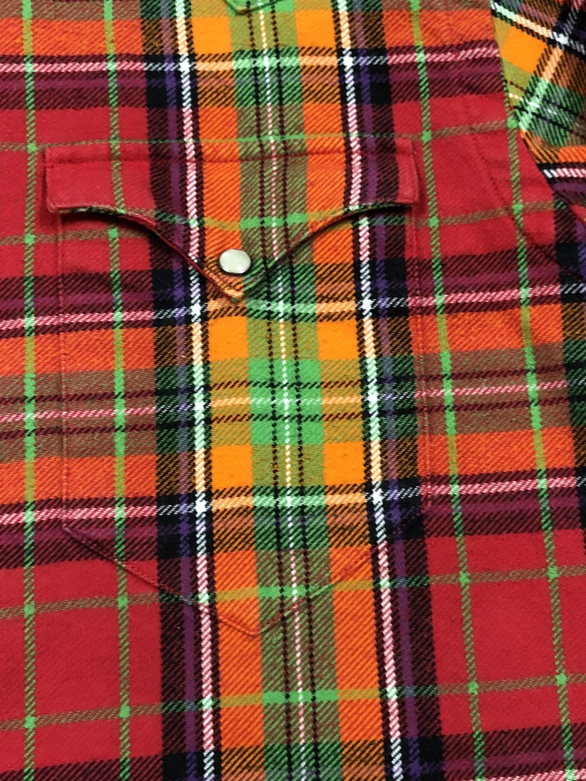 Polo Ralph Lauren Polo Ralph Lauren Plaid New Classic Western Snap Flannel Size US M / EU 48-50 / 2 - 2 Thumbnail