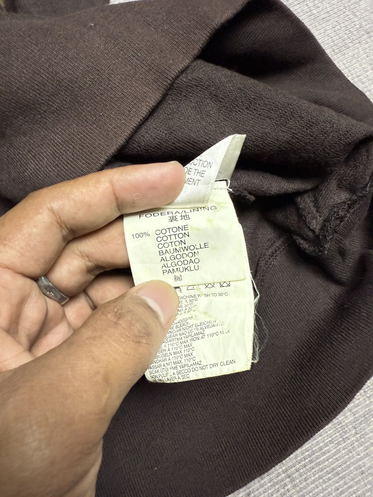 Diesel DIESEL FEDED STUDED STYLE HOODIE Size US M / EU 48-50 / 2 - 9 Thumbnail