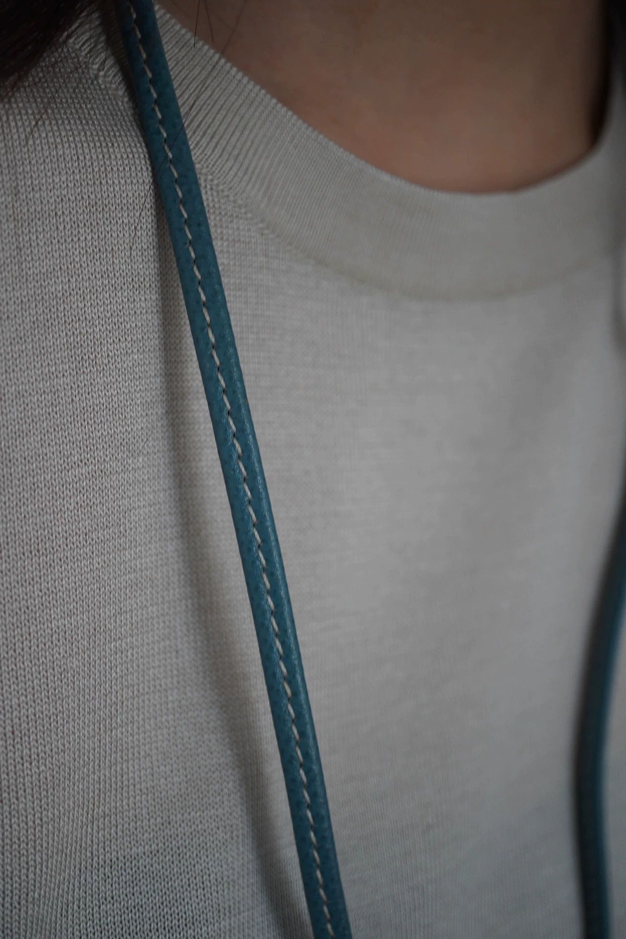 Hermes Hermes 1990s Buffalo Horn Dog Whistle Blue Size ONE SIZE - 8 Thumbnail