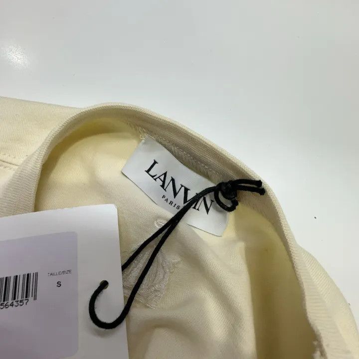 Lanvin Lanvin SS22 Letter Print Short Sleeve T-Shirt -2508 Size S / US 4 / IT 40 - 6 Thumbnail