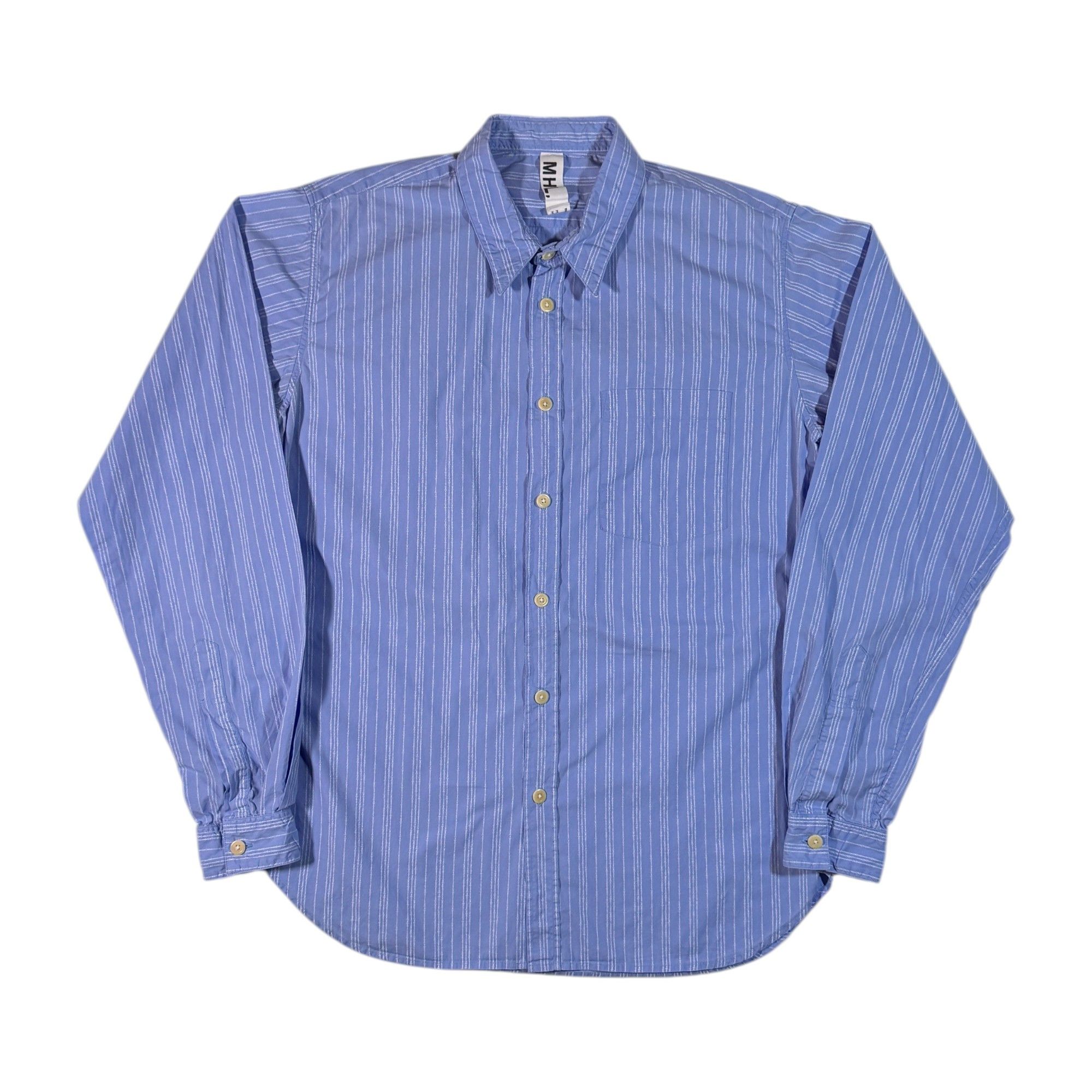 Margaret Howell Margaret Howell MHL Basic Button Up Shirt Blue S Size US S / EU 44-46 / 1 - 1 Thumbnail