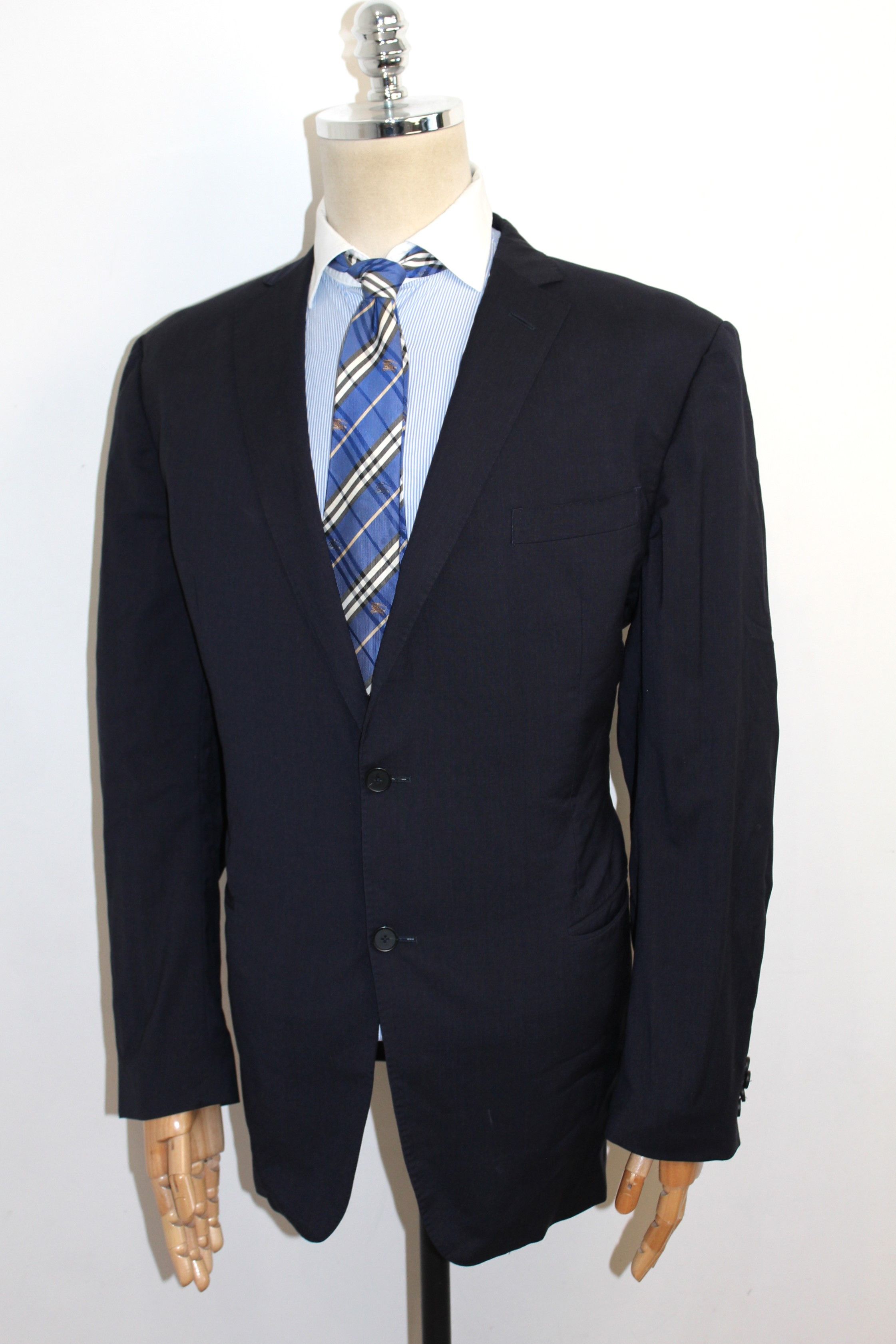 Designer Mens Z Zegna Drop 7 Classic Suit Tailoring Size 56 R Size 50R - 4 Thumbnail